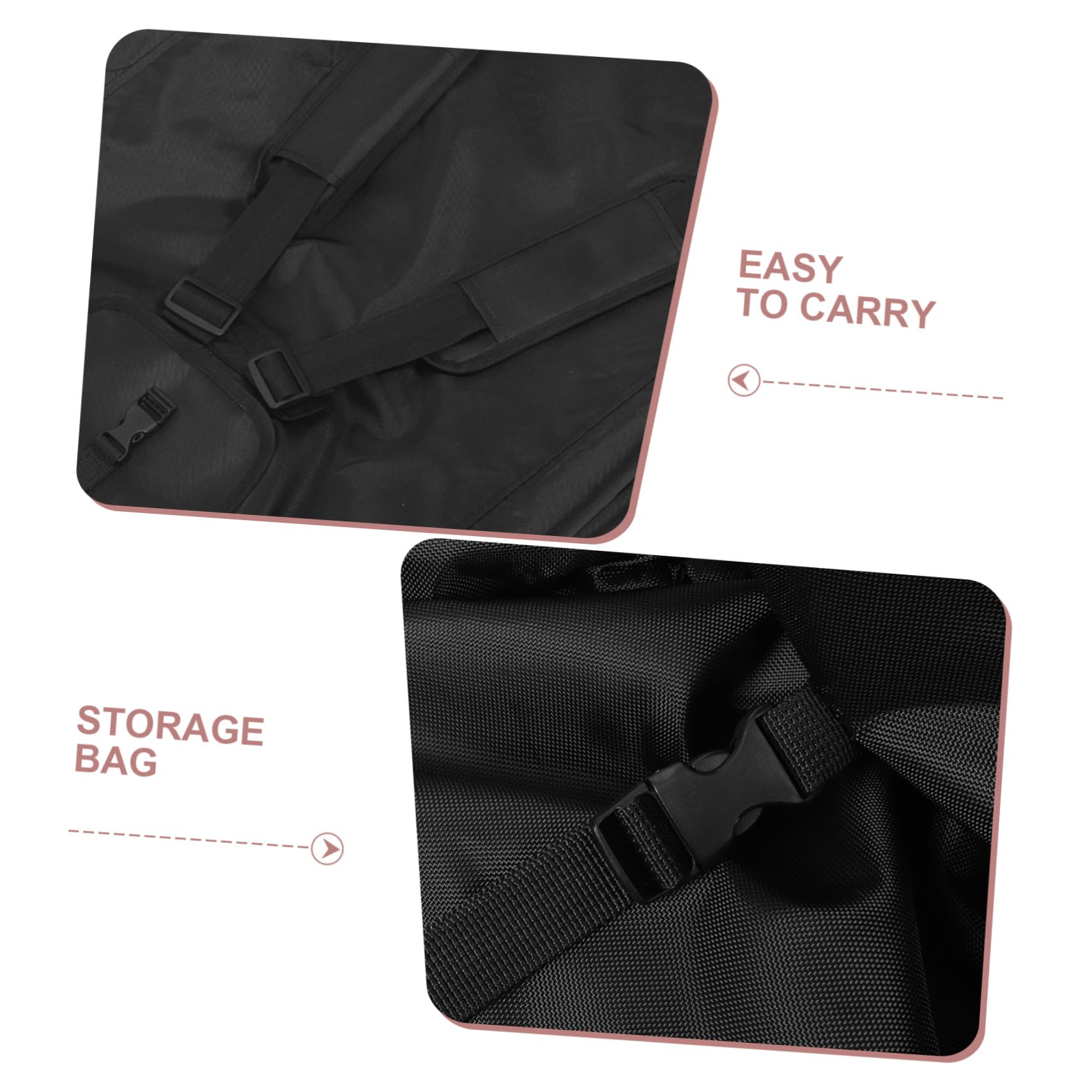 Toddmomy Borsa da Viaggio per Passeggino Custodia per Passeggino da Viaggio Tasca Laterale per Borraccia Tasca Anteriore Cerniera per Oggetti Piccoli Supporto per Spalle Pannello