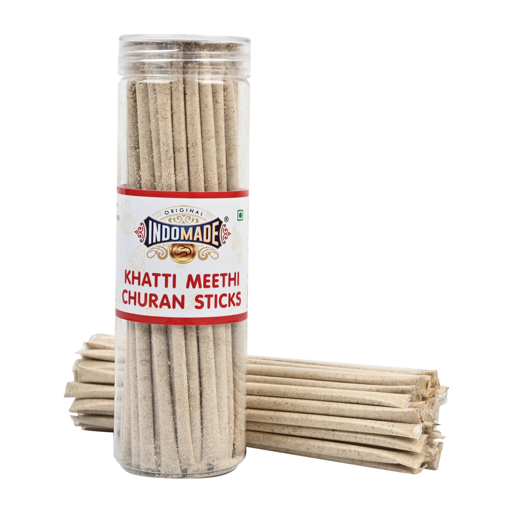 Indomade Original Khatti Meethi Churan Sticks, Sweet & Sour Digestive Mouth Freshener, Pomegranate Flavor, 40 pcs-image-37