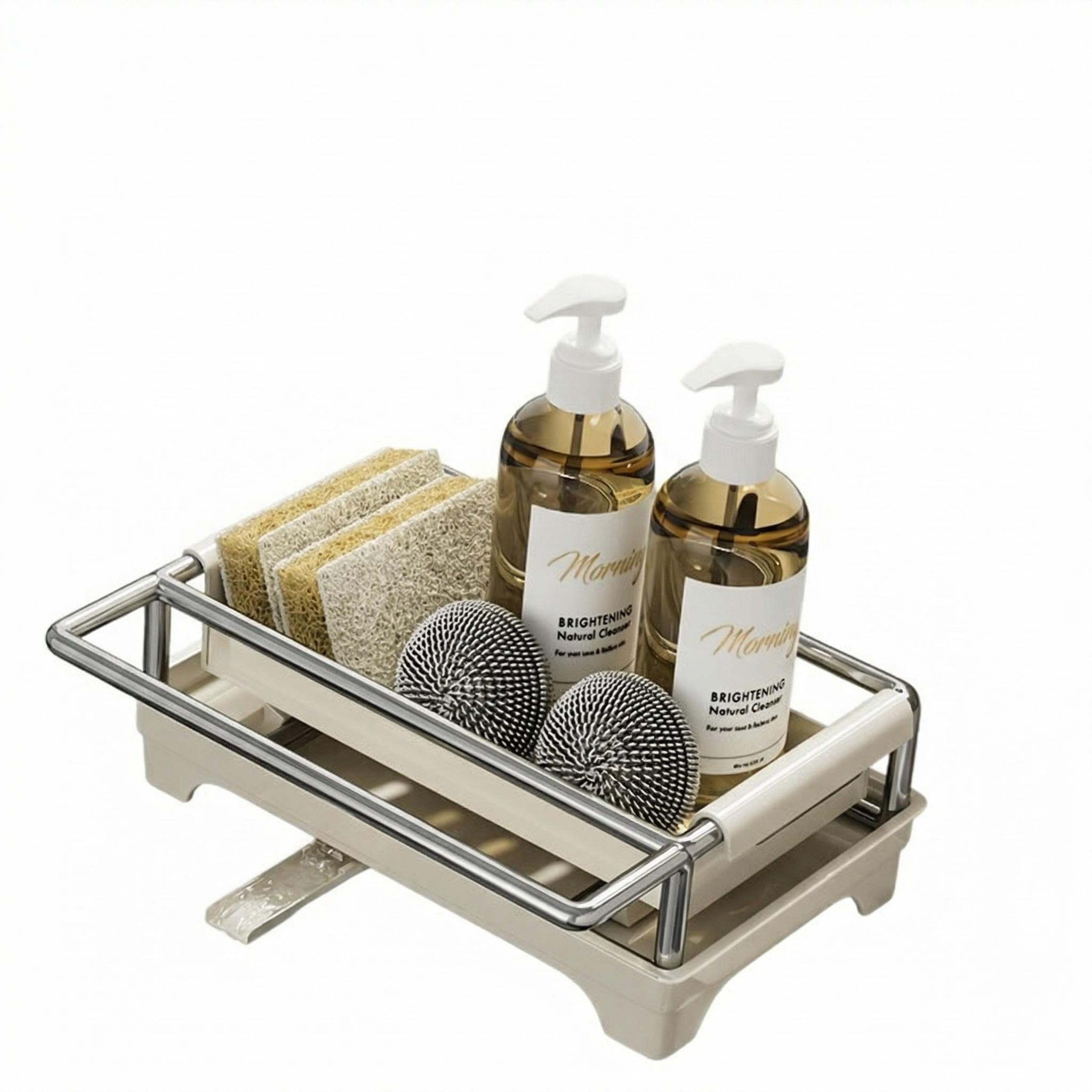 Photo 1 of YSQZFV Narrow Kitchen Sink Caddy, White