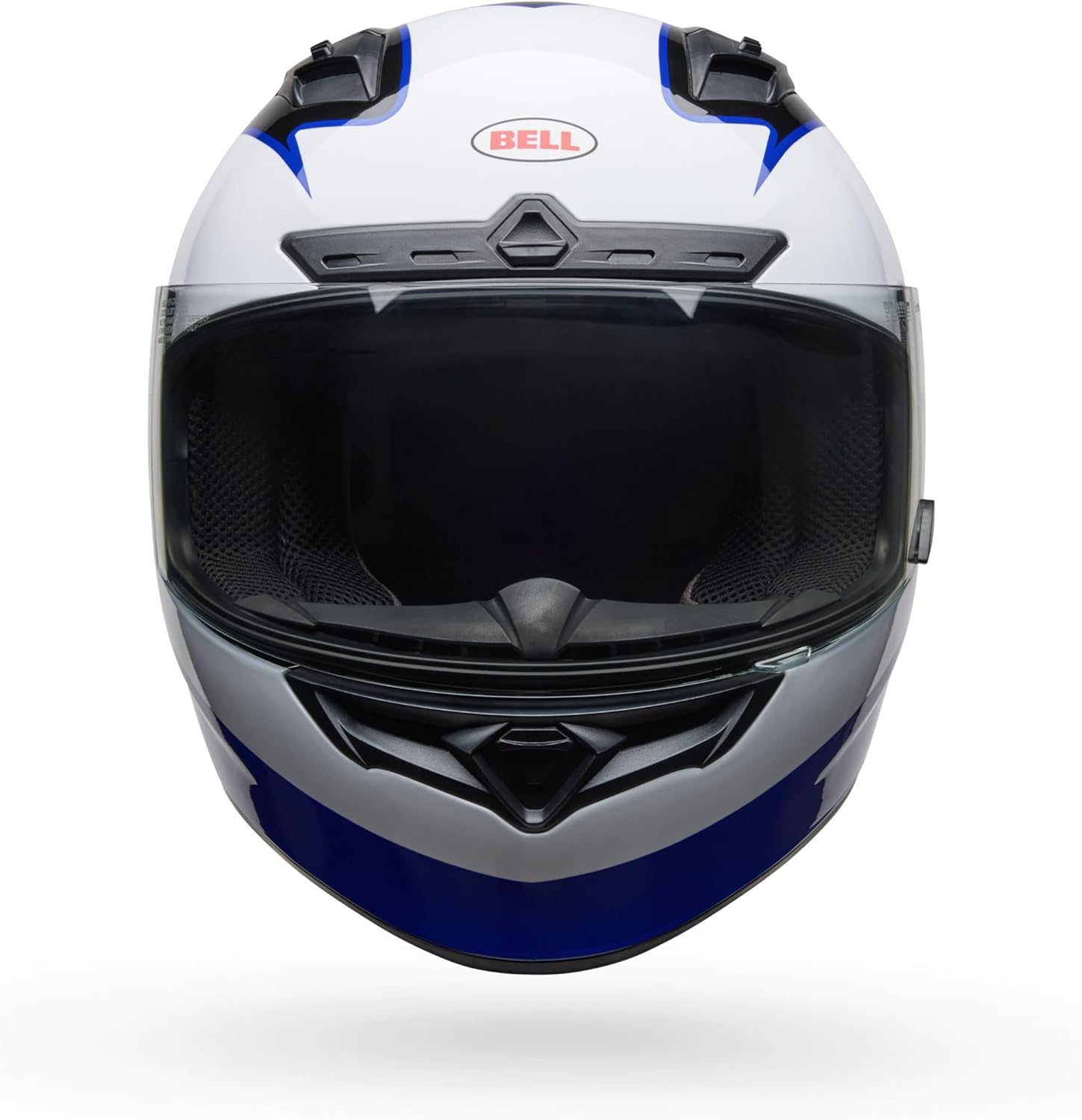 Bell Helmets Qualifier DLX MIPS - White/Blue Tarmac, Large