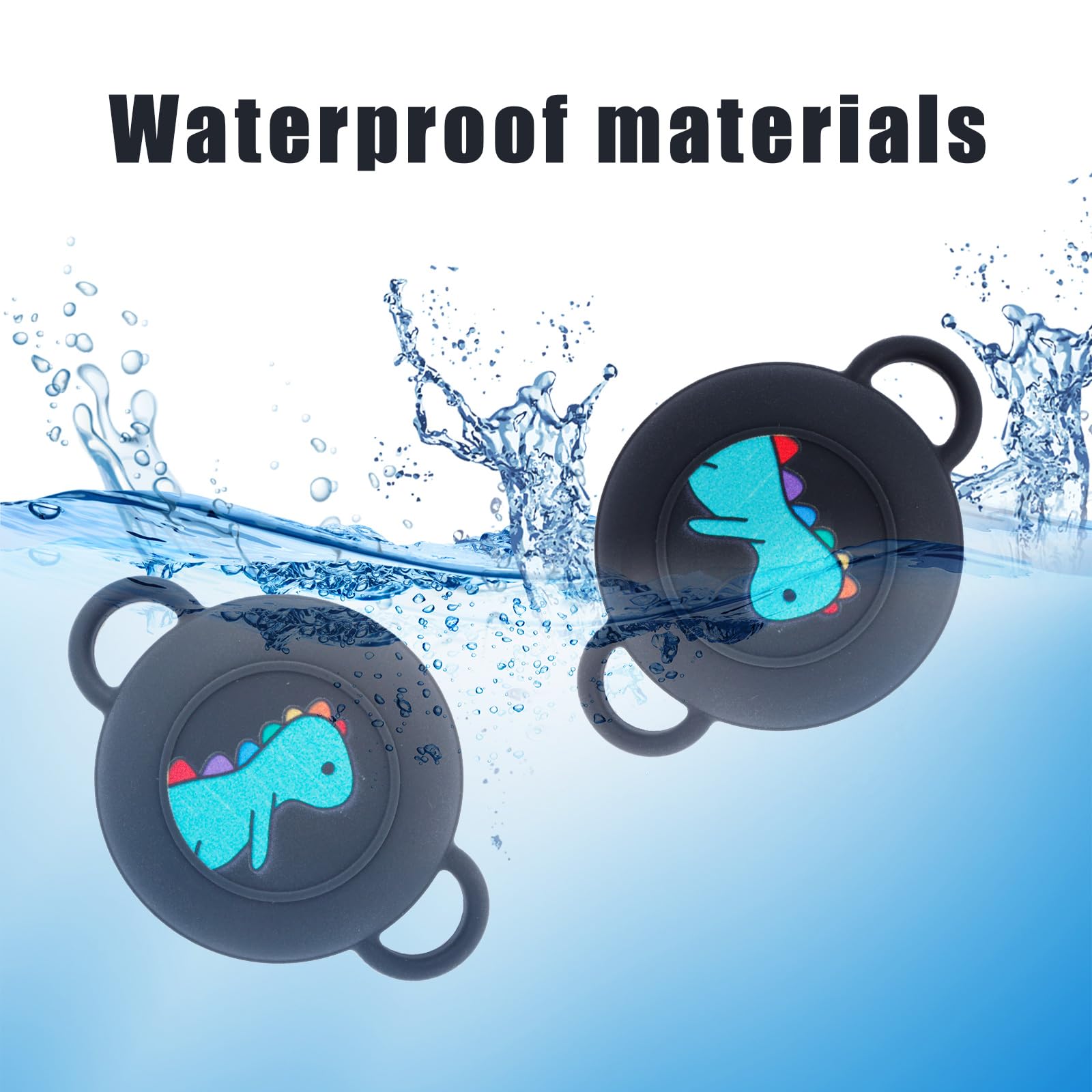 2 Pack Cute Strawberry Airtag Holder For Kids - Silicone Shoelace Case Cover For Apple Tracking Device