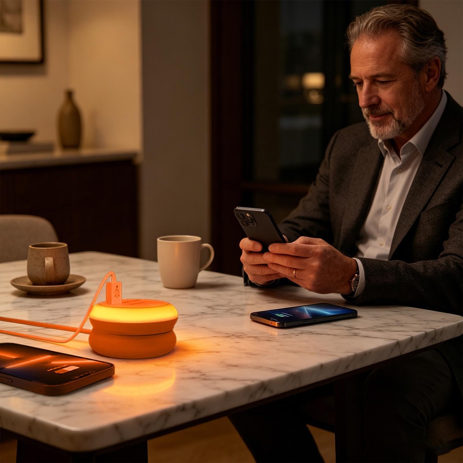Station de charge multiple USB réglable, rétractable et portable avec