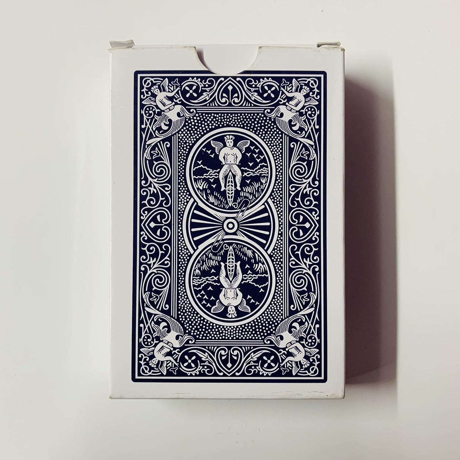 WIZERDY Marked Deck Bicycle Design - Spy Marked Playing Cards for Magic Tricks | Bridge Size | Includes Red-Blue Double Back Card & Instructions | Magic Trick Props for Magicians & Kids (Blue) - Image 2 thumbnail