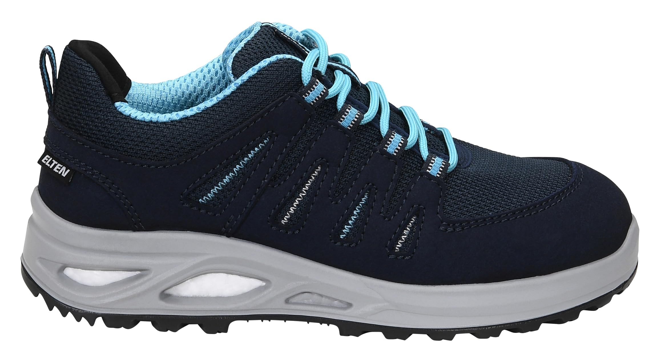 ELTEN Maddie XXTL Blue Low ESD S3S | Sicherheitsschuhe für Damen & Herren, Stahlkappe, leicht, atmungsaktiv, Gr. 40