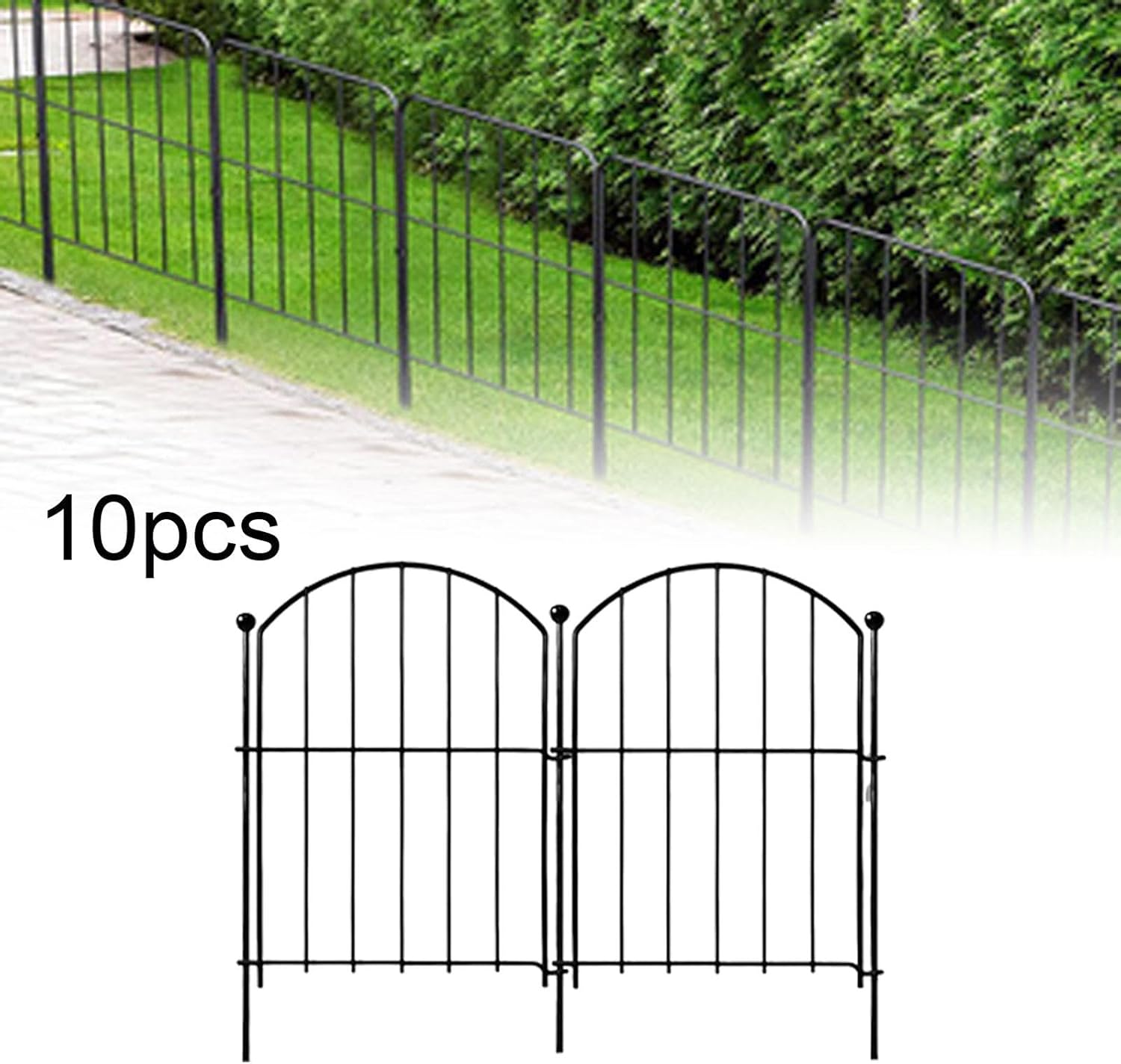 Generic 10個の屋外ペットピンフェンス動物バリア農場動物ガードレールと