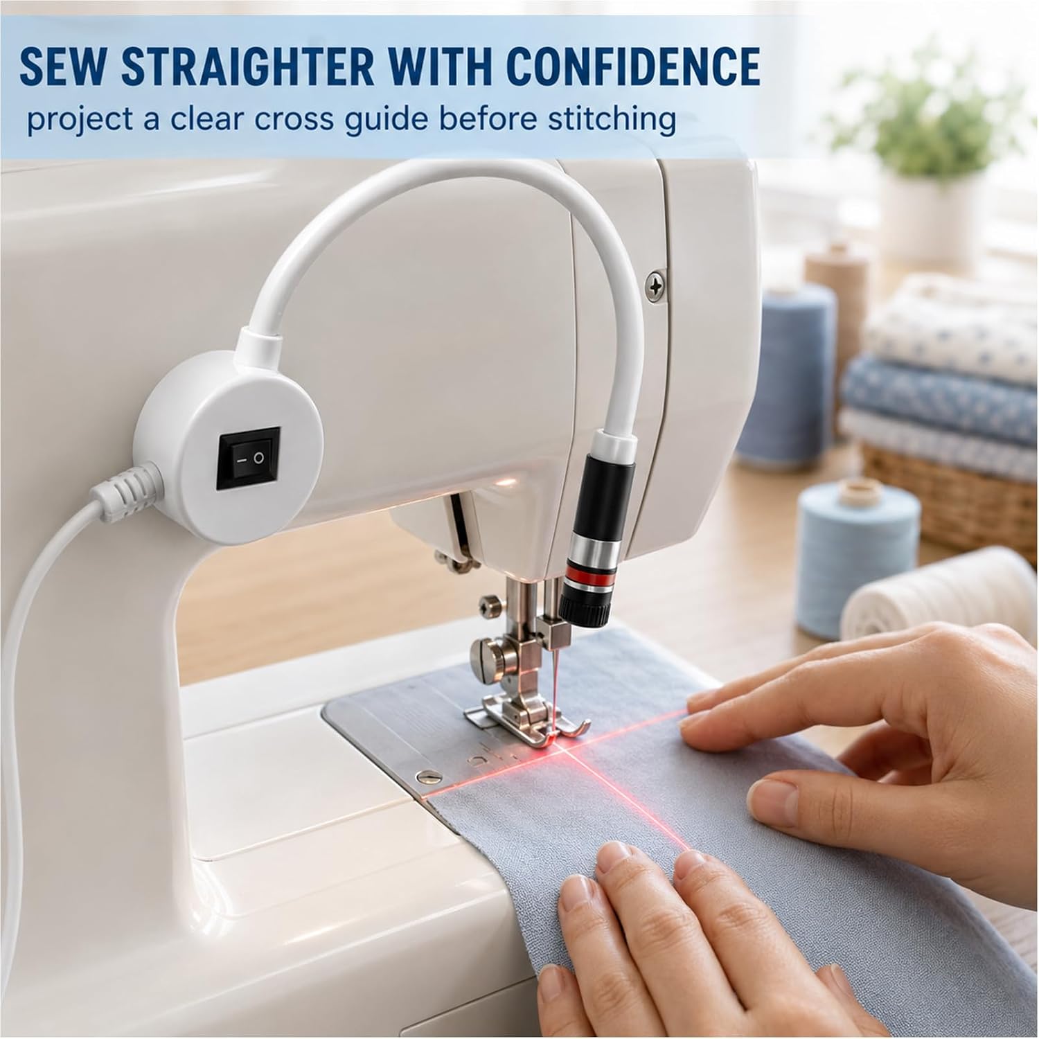 Magnetic Positioning Quilting Light for Sewing Machine