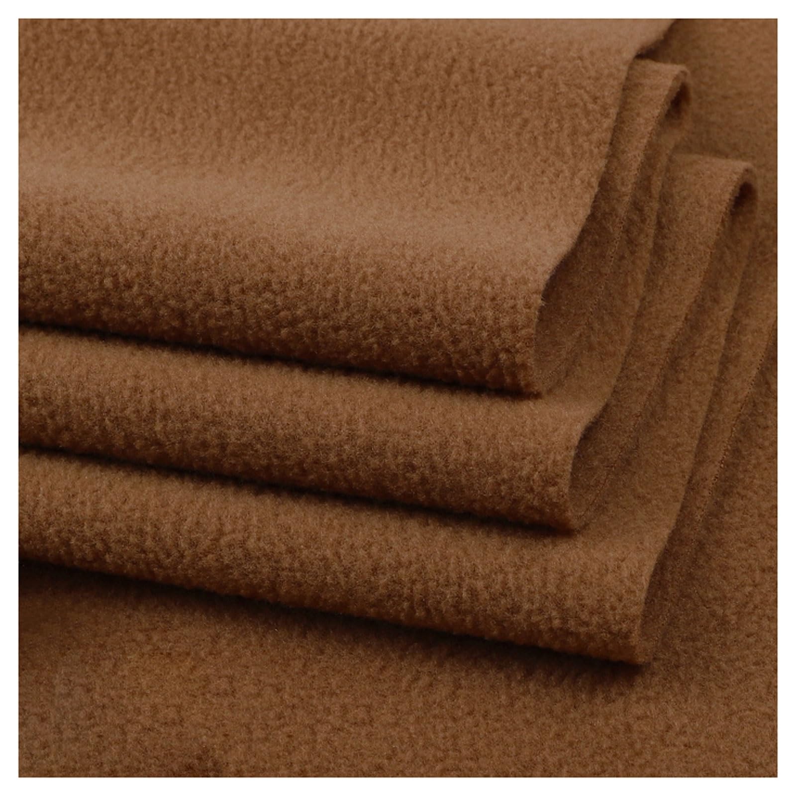Fleece Fabric by The Metre, Plain Polar Fleece Fabric Material 160cm Width, Anti-Pill Polar Fleece Soft Warm Washable Fabric, for Sewing Throw, Blanket, Linings, Pet Beds, 50x160cm, 27 Colors (Color