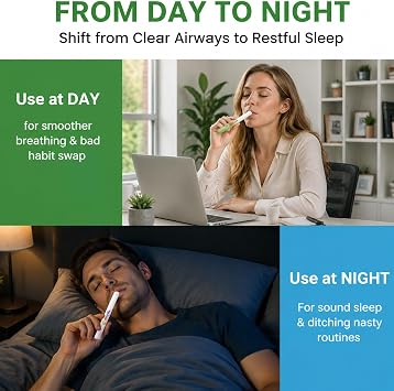 4 Pack Herbal Diffusion Pen Set with Mint, Natural Herbal Plant-Based Formula Aroma Sticks for Daily Freshness, Energy Boost, Relaxation & Refreshing Aroma, Oral Air Freshening