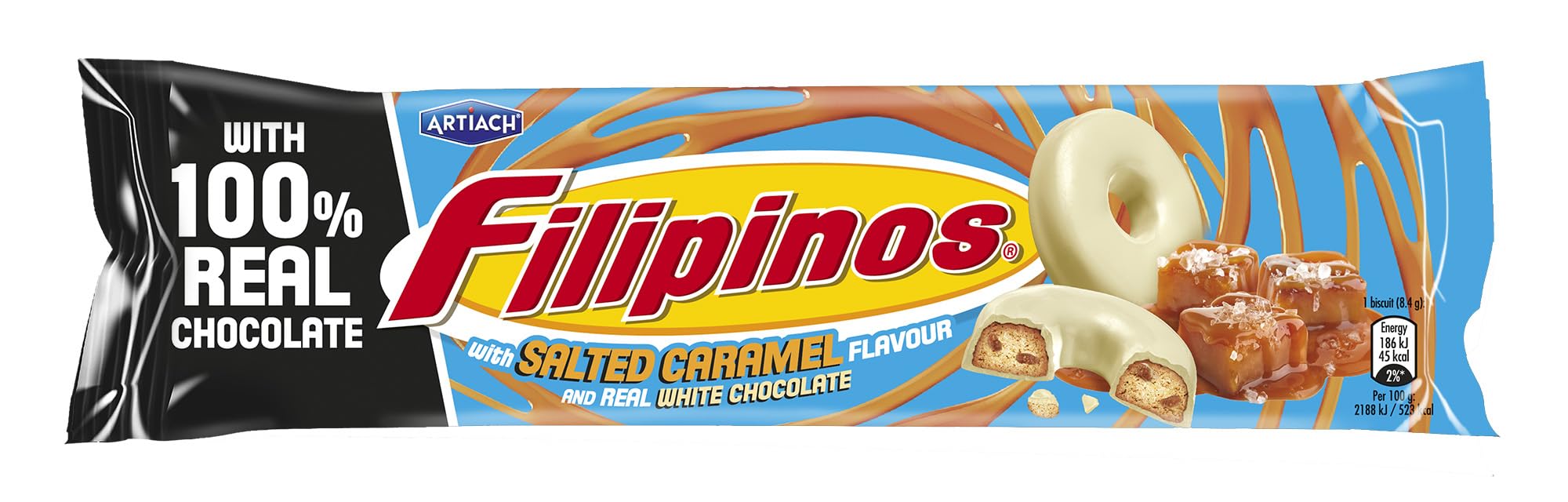Artiach Filipinos Choco Blanco Edición Especial Salted Caramel 118g