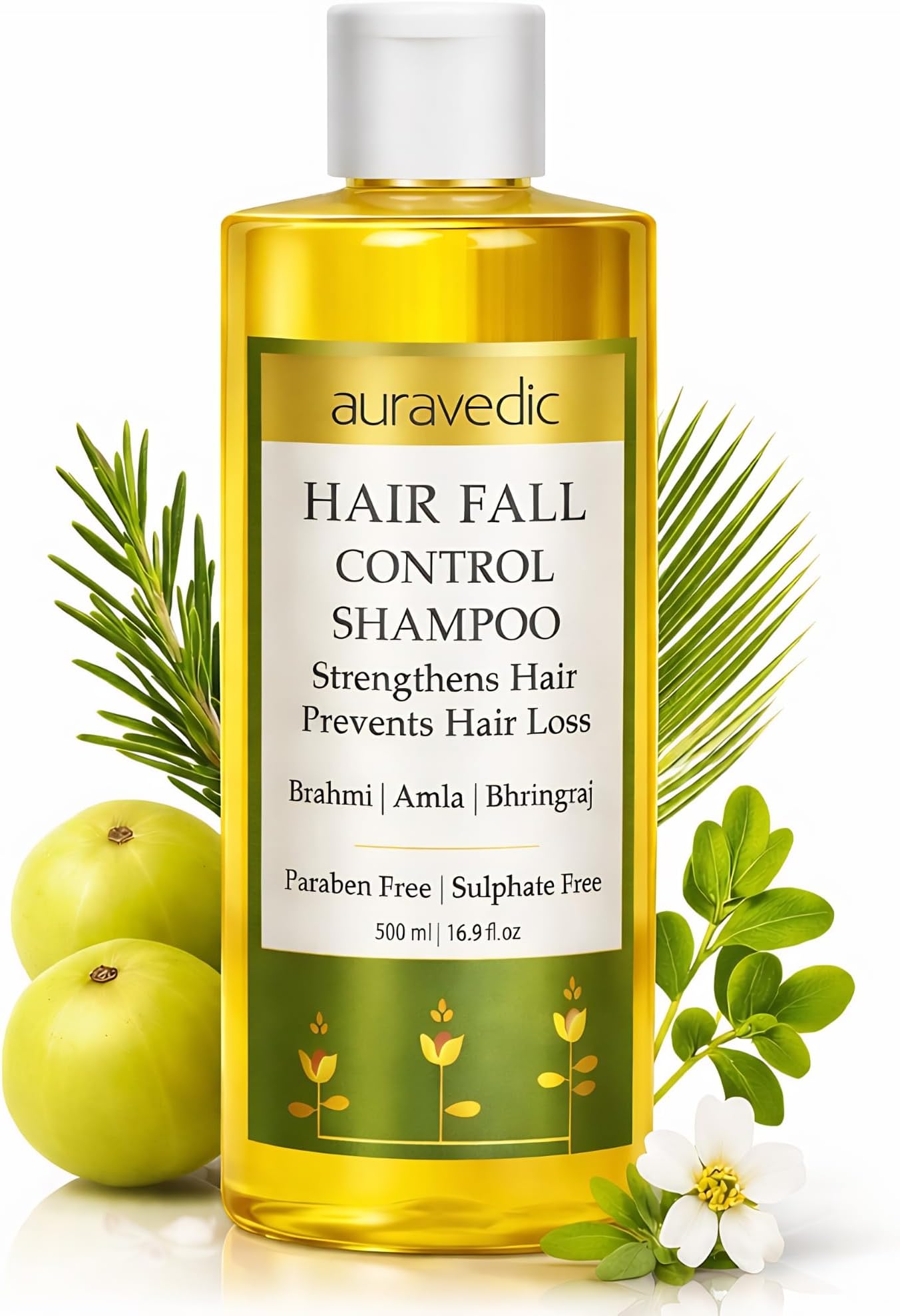 Auravedic Hair Fall Control Shampoo, 500ml