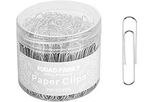 Jumbo Paper Clips, 200 Pcs, 2 Inch Large Paper Clips