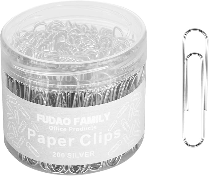 Jumbo Paper Clips, 50mm Paper Clip, 200 pcs Large Paperclips Amazon