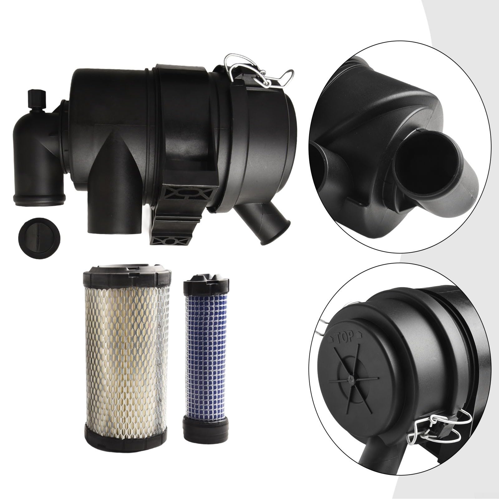 Filtre à air moteur G042545 pour Donaldson P535396 P822686, compatible avec BOBCAT 323/453, pour KUBOTA D722, pour CATERPILLAR pour 301.6C, pièce de rechange