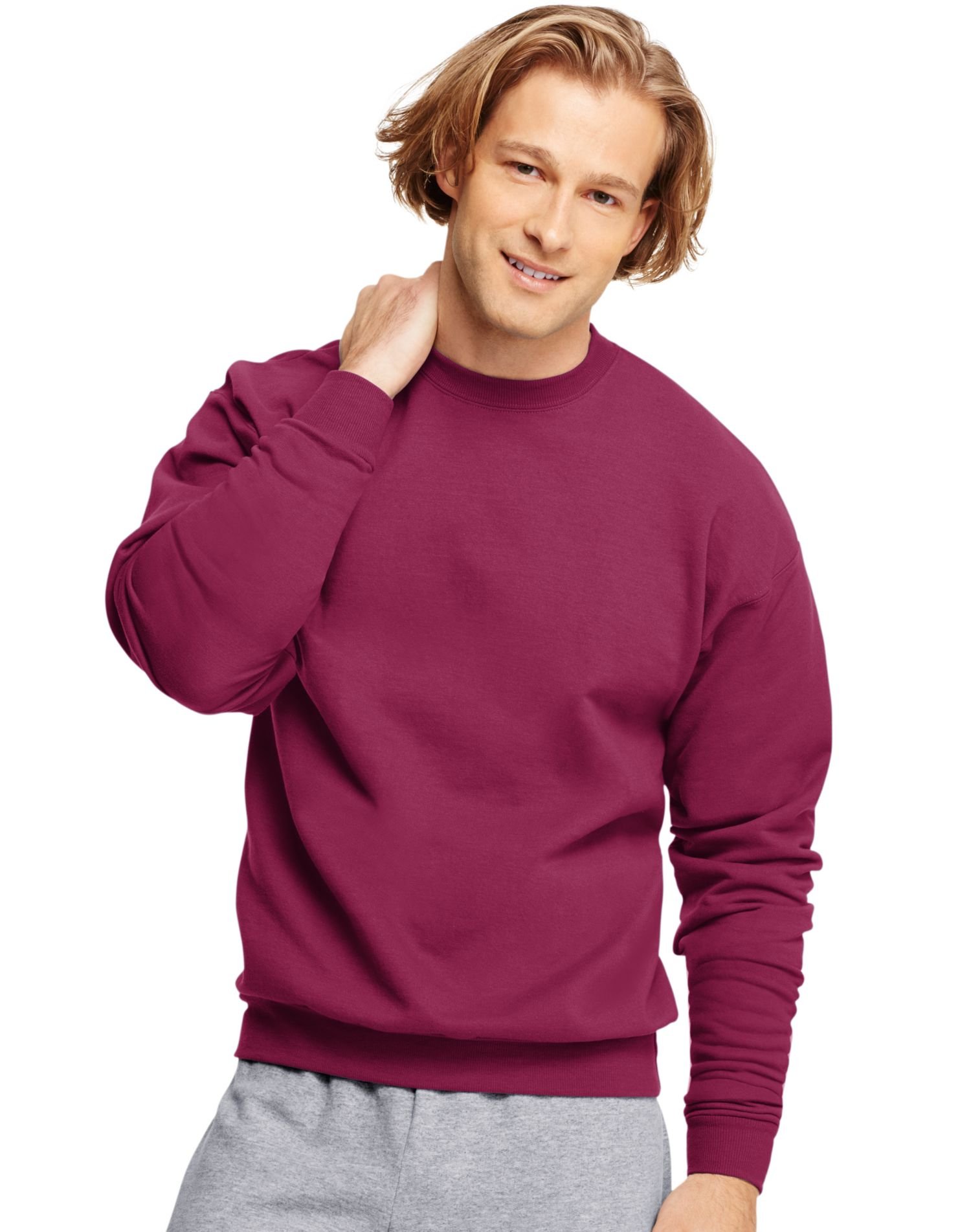 Hanes ComfortBlend EcoSmart Men`s Crew Sweatshirt - Best-Seller, P160, 2XL