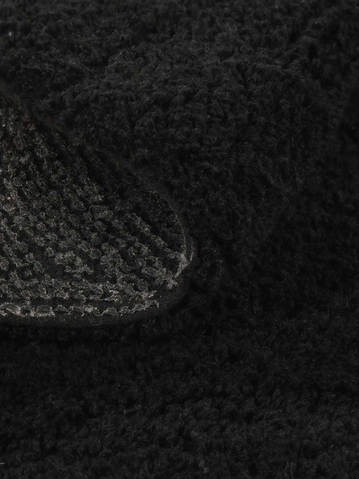 RugVista Breeze, Alfombrilla de baño, Modernas, Ø 70 cm, Redondo, Pelo Corto, Lavado a máquina, Negro