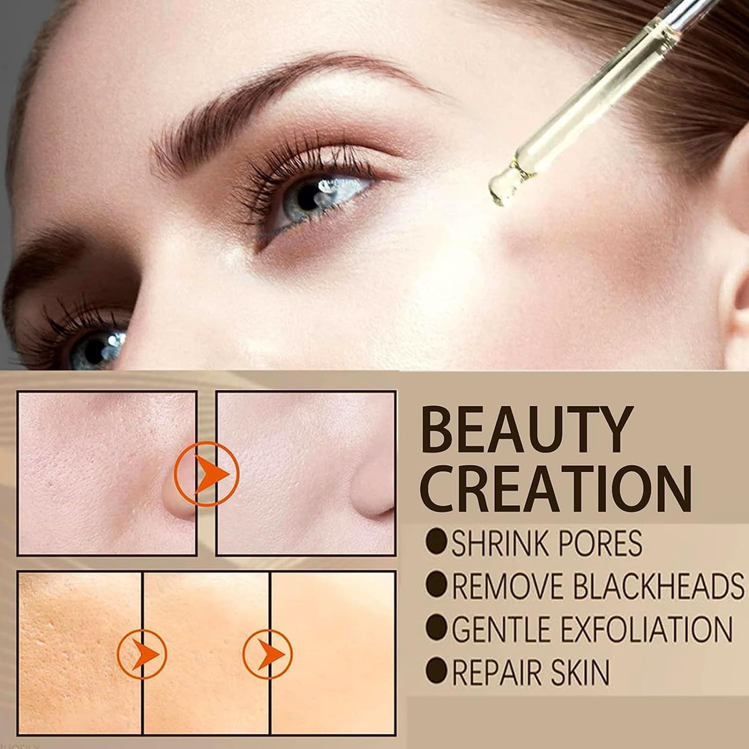 Beauty Creation benefits: Shrink Pores, Remove Blackheads, Gentle Exfoliation, Repair Skin