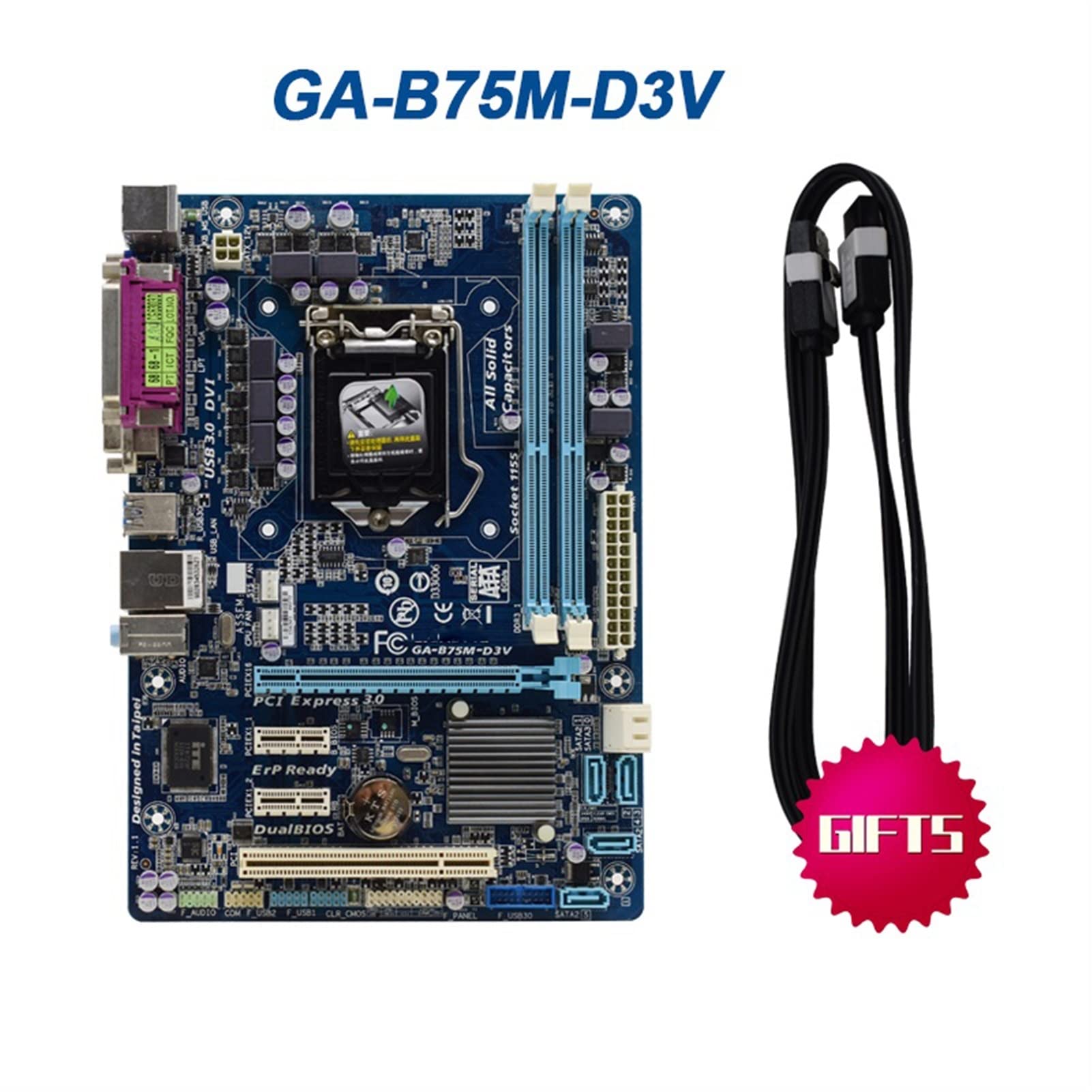 Amazon | GIGABYTE GA-B75M-D3V デスクトップマザーボード
