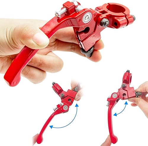 Miniatura 4 de Palanca de freno de embrague plegable 78 con cable de embrague de repuesto para 110125140150cc SSR125 RFZ YZ Ruckus TaoTao DB1727 Apollo DBX151819