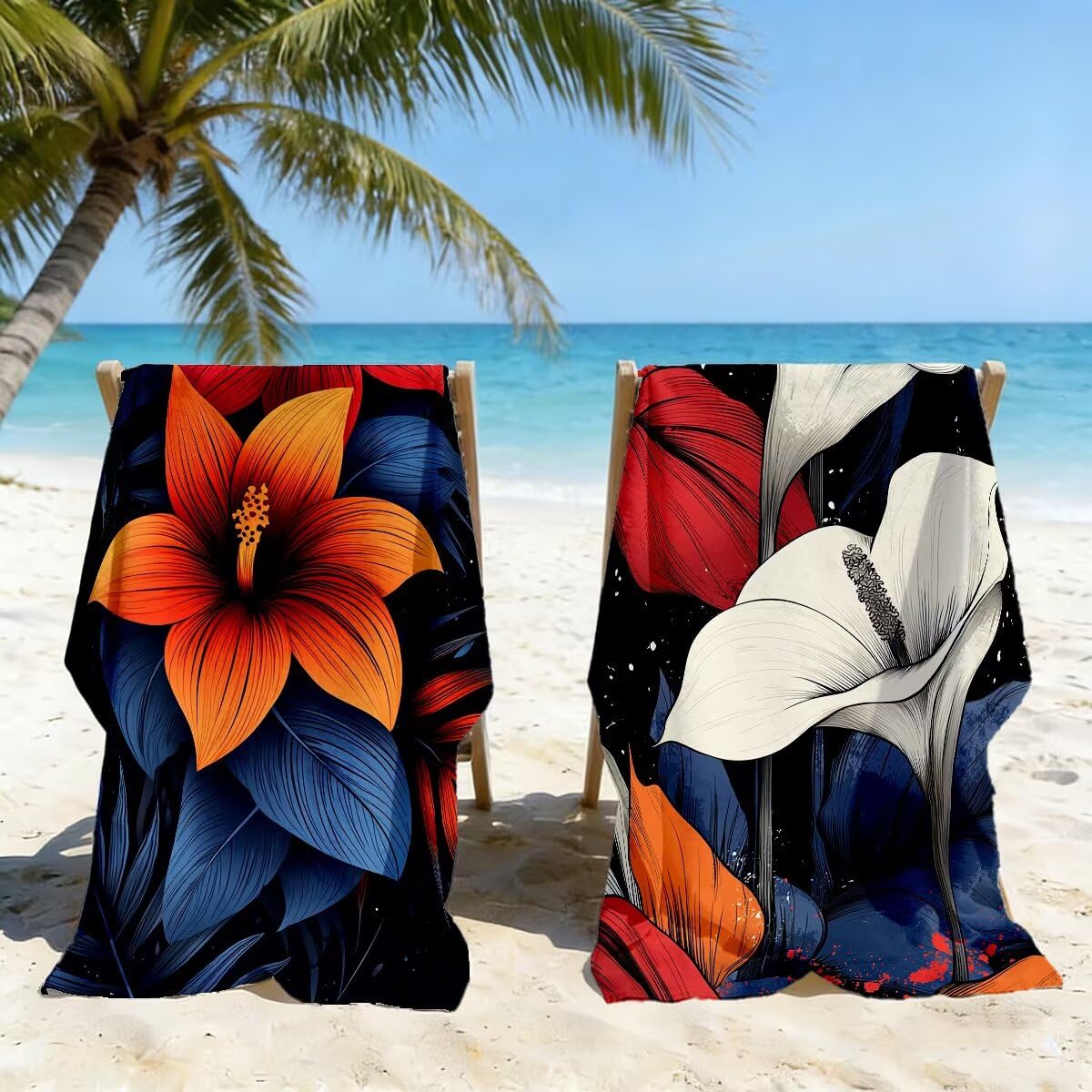 Ręcznik plażowy z mikrofibry, duży ręcznik plażowy 90 x 180 cm 2 sztuki, ręcznik gimnastyczny mężczyźni kobiety odporne na piasek ręczniki plażowe szybkoschnące ręczniki z mikrofibry akcesoria plażowe