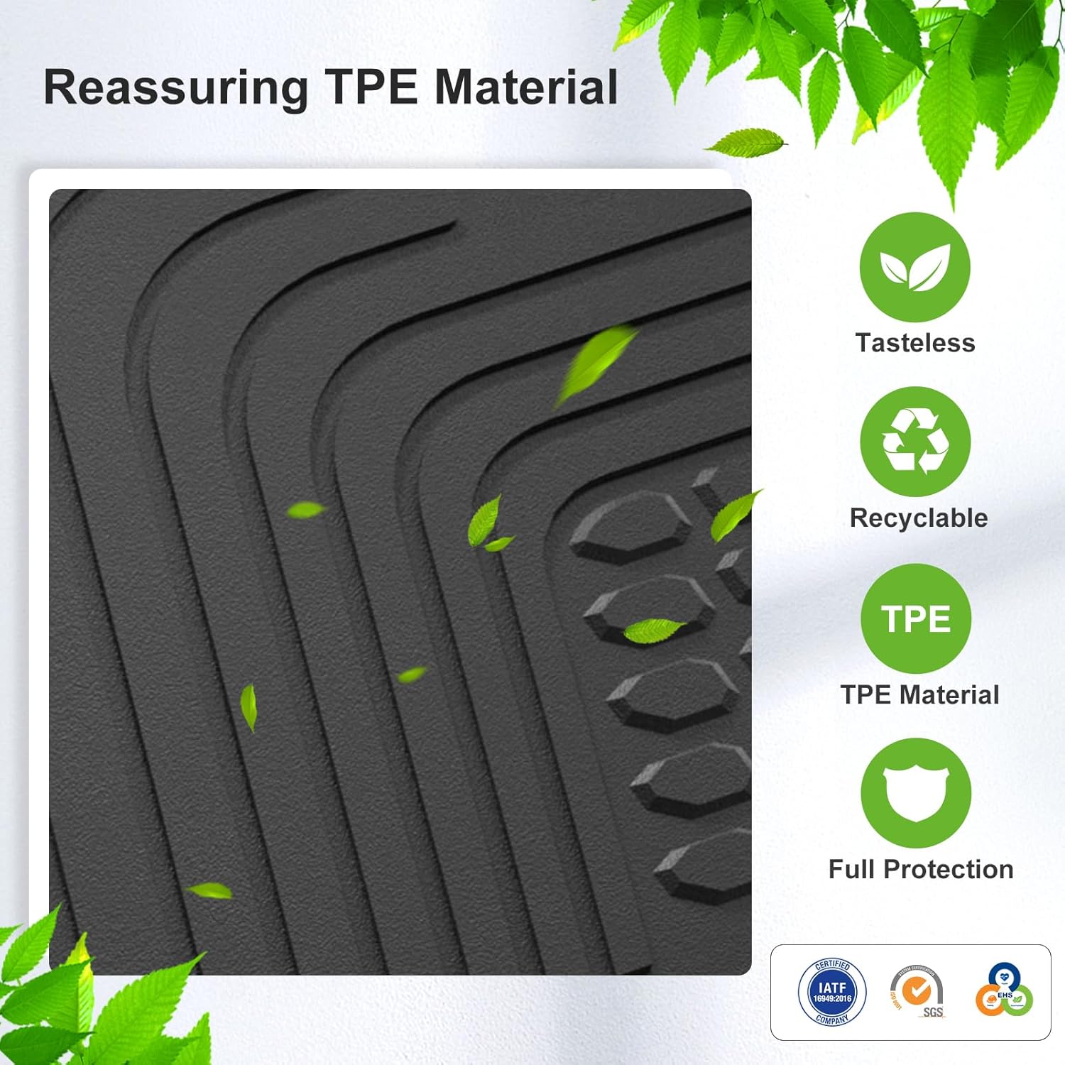 SMABEE Cargo Liner Compatible with BMW iX 2022 2023 2024 2025 2026 All-Weather TPE Car Accessories