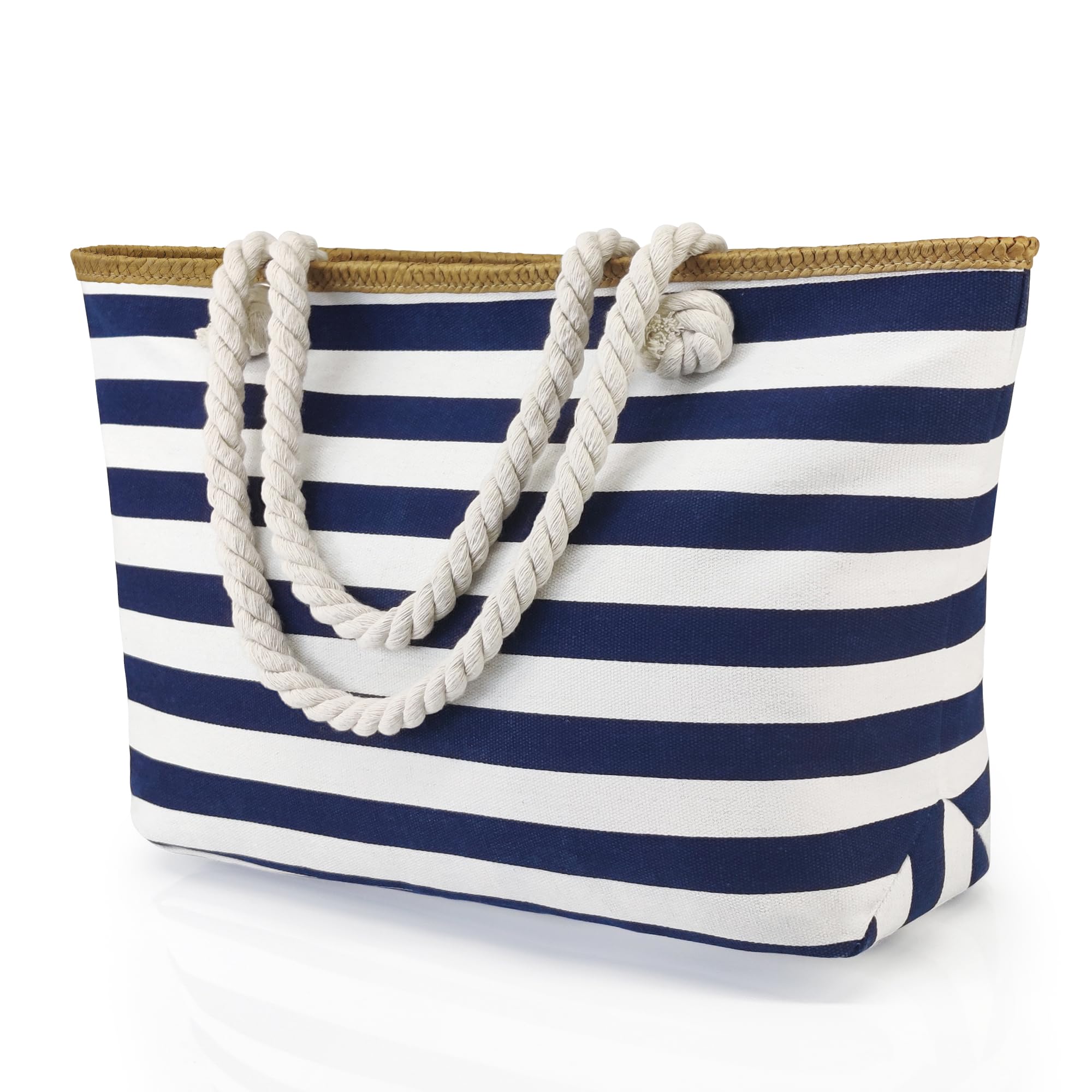 beifon beach bag XXL family extra grande, bolsa de playa para mujer con cremallera, bolsa de baño, bolsa de sauna, bolsa de playa para viajes a la playa, gimnasio