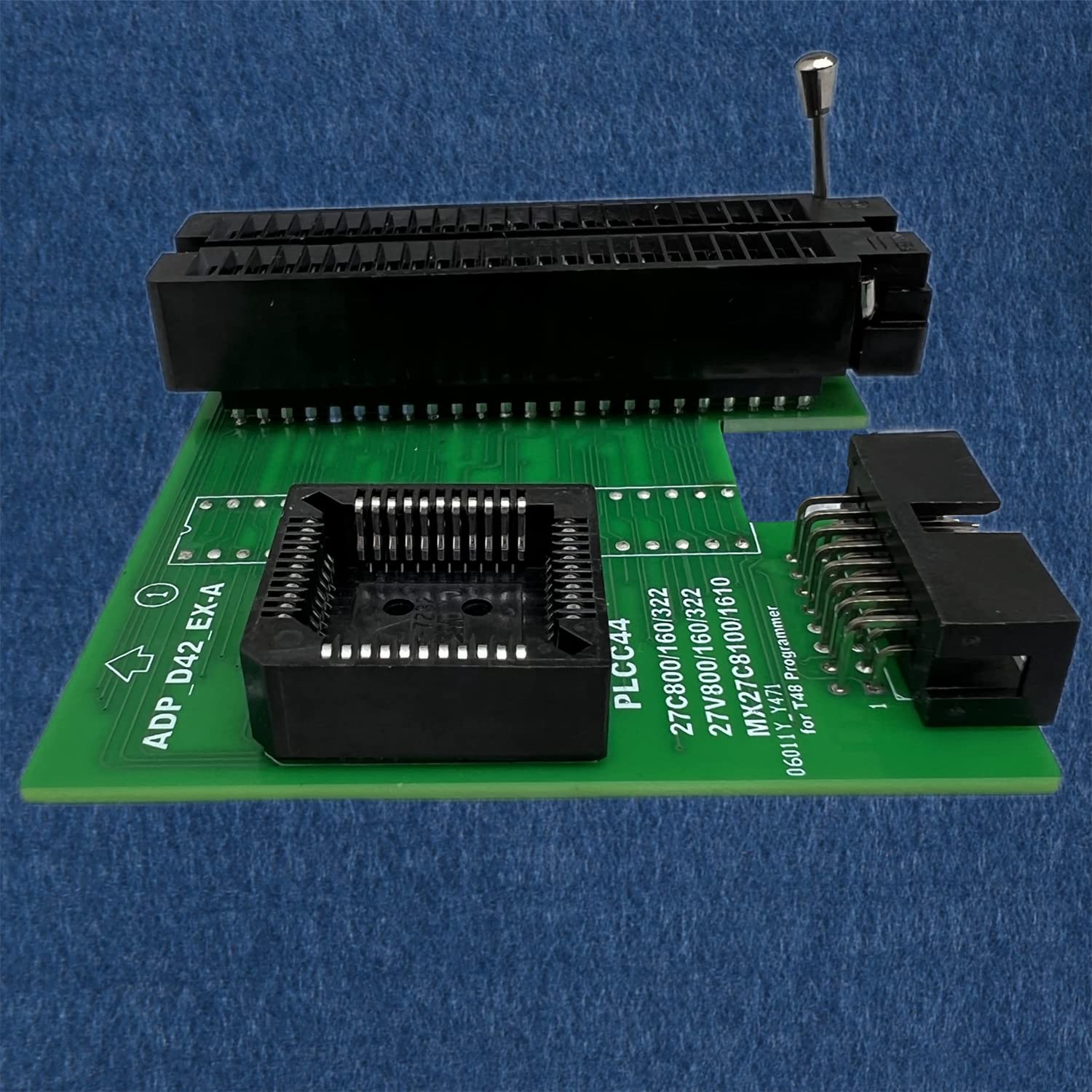 XGecu ADP_D42_EX-A Adapter with Black ZIF Socket for PLCC44 DIP42