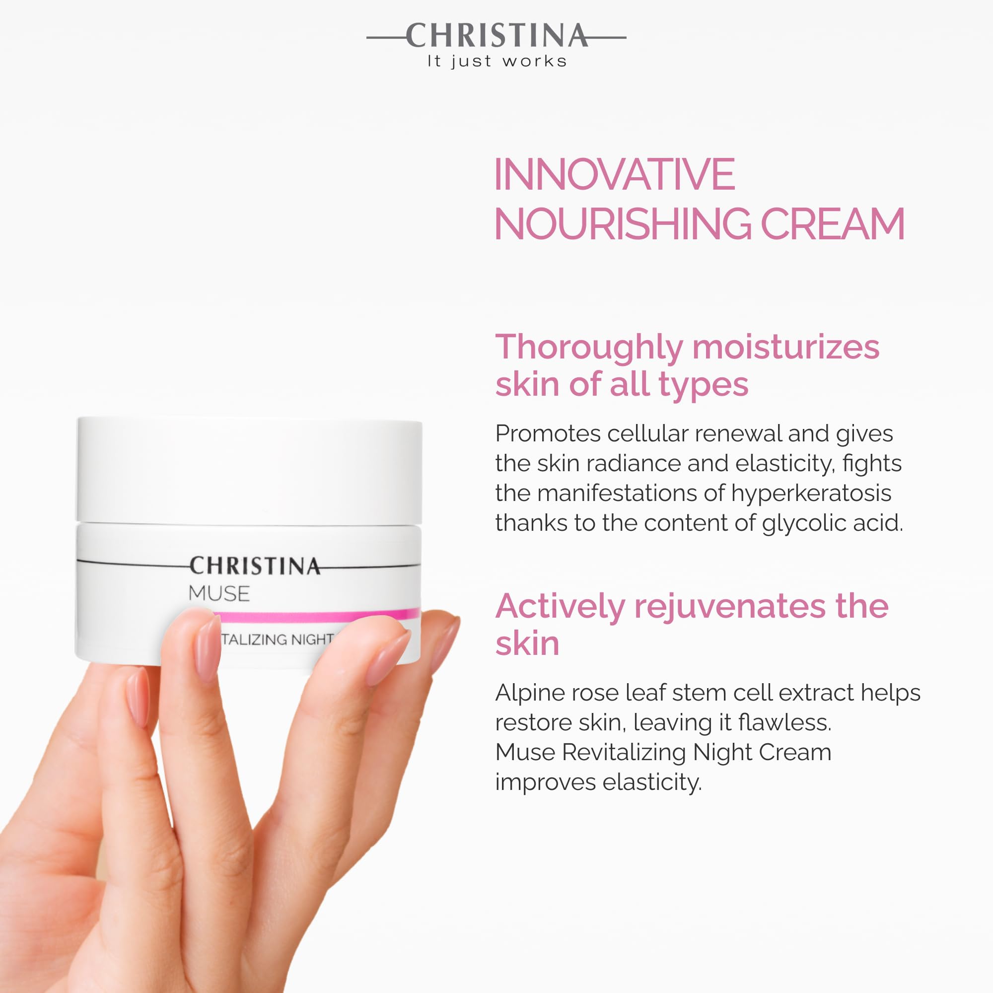 フェイスクリーム CHRISTINA MUSE REVITALIZING NIGHT CREAM Amazon.com: -CHRISTINA- Muse - Revitalizing Night Cream