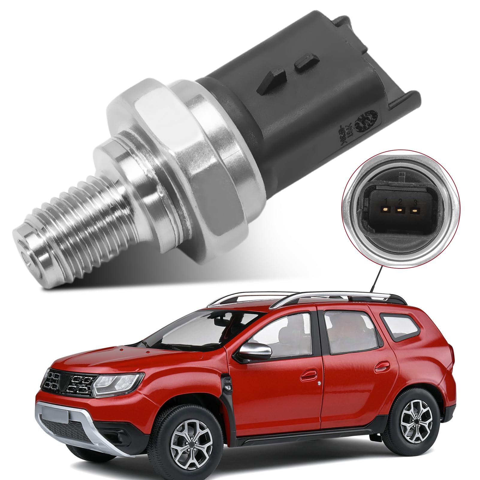 Capteur de pression de rampe d'alimentation pour Duster, Logan, Sandero II, Note, Qashqai, Tiida 3/5 Portes, Clio IV, Fluence, Kangoo/Grand Kangoo, Laguna III, Laguna III Grandtour, Laguna C