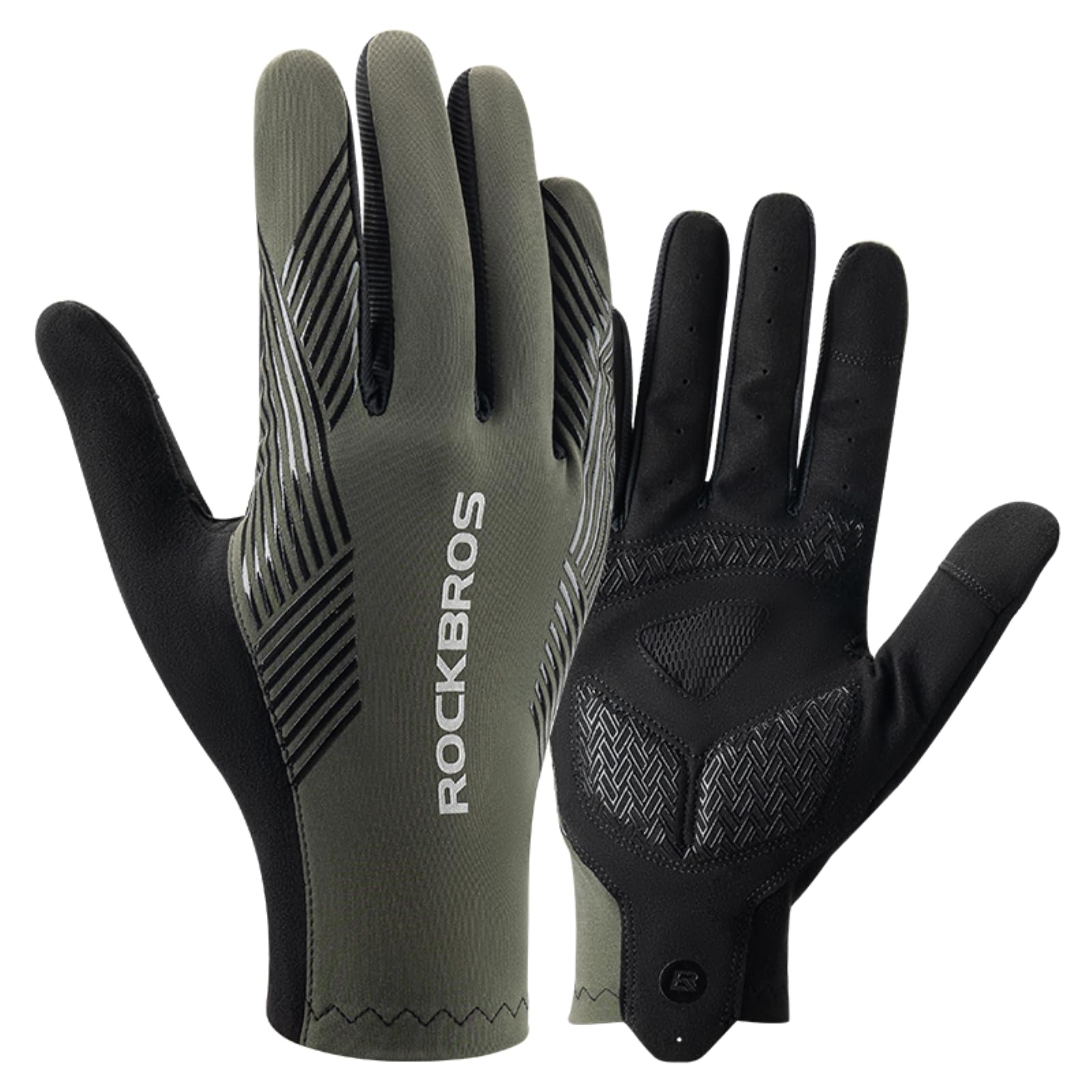 Guantes De Ciclismo Verano, Antideslizantes para Bicicletas Montaña Y Carretera Transpirables-Green-XXL