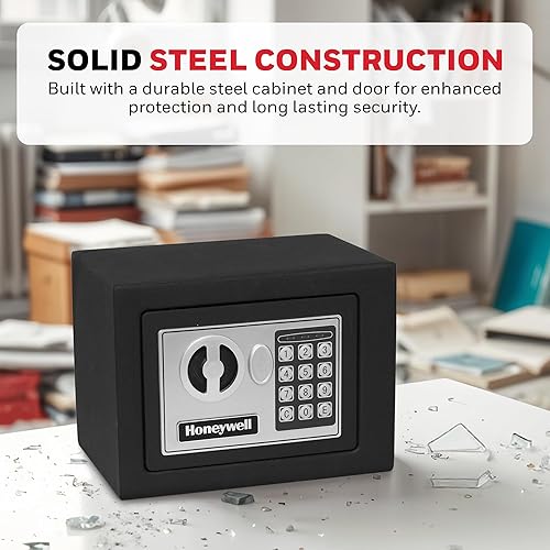 Miniatura 8 de Caja de seguridad de acero de Honeywell, de 0.17 pies cúbicos, 5005