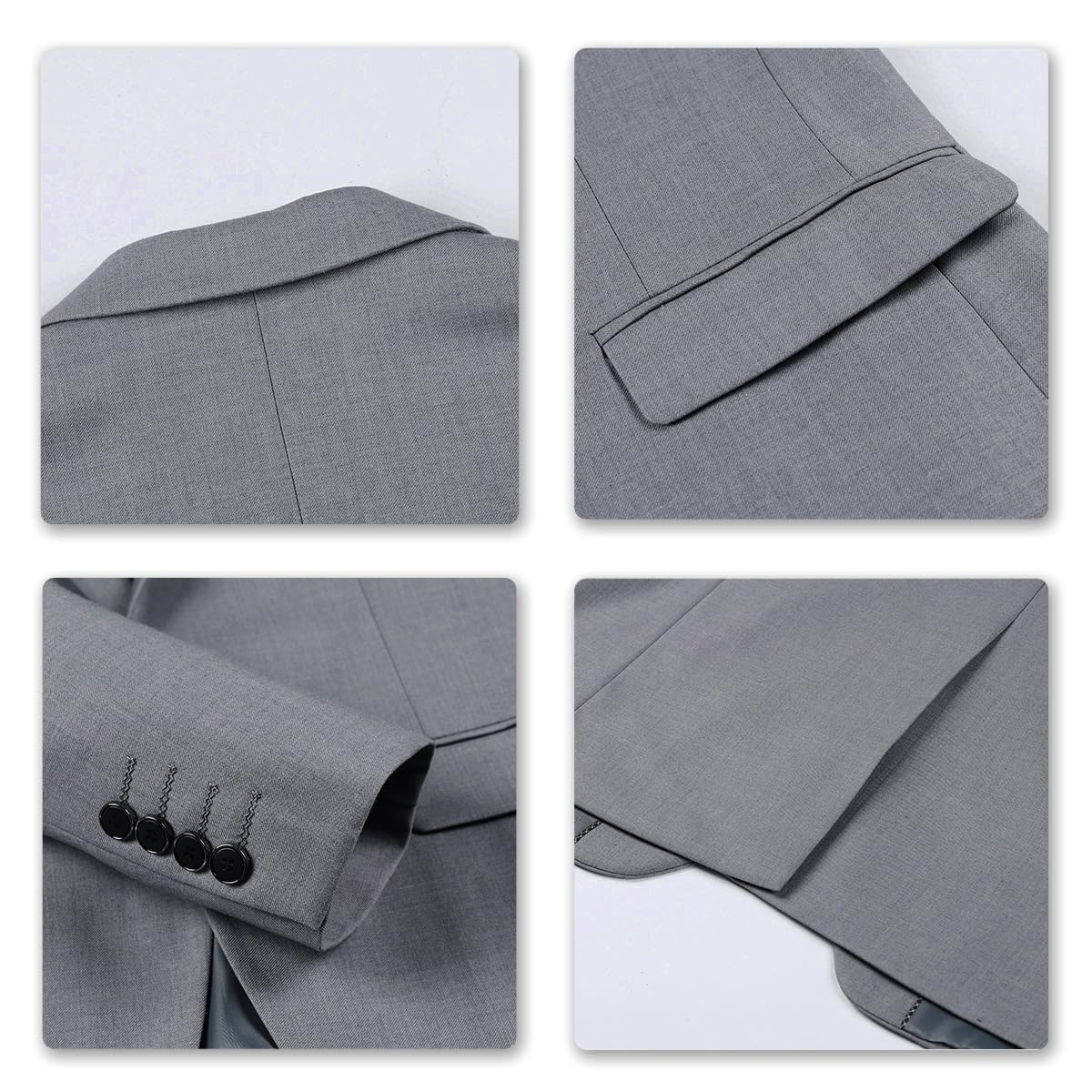 Allthemen Abiti da Uomo 2 Pezzi Suit Slim Fit Wedding Dinner Tuxedo Abiti per Uomo Business Casual Giacca e Pantaloni 10 Colori Disponibili