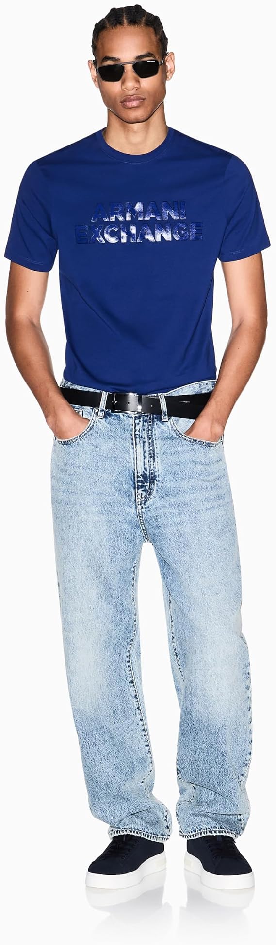 Armani Exchange Men's Elevated Logo Tee Slim