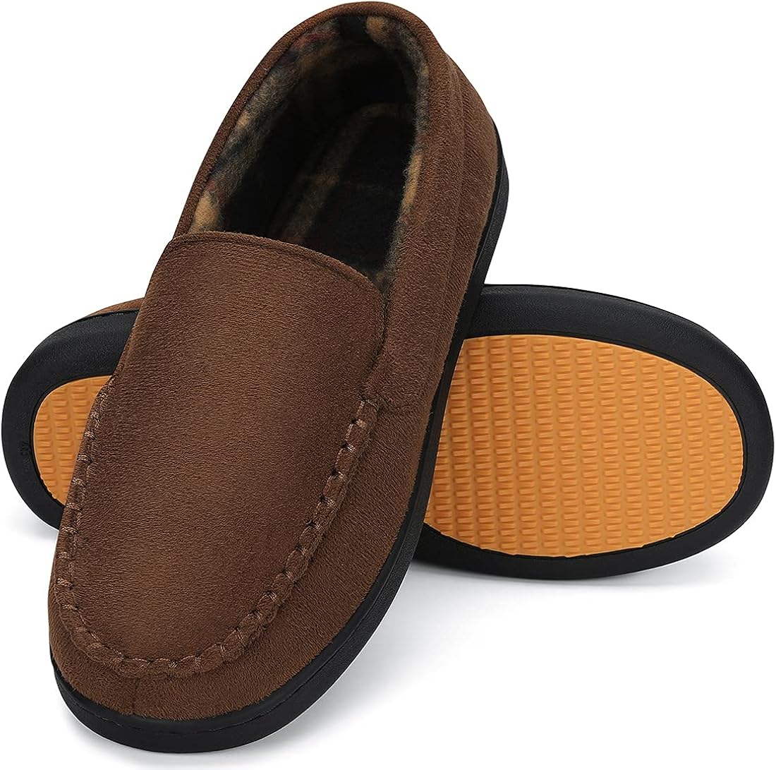 Mishansha Pantofole a Mocassino Uomo Donna Invernali Ciabatte a Memory Foam  Comode Calde lencicol Scarpe Moda