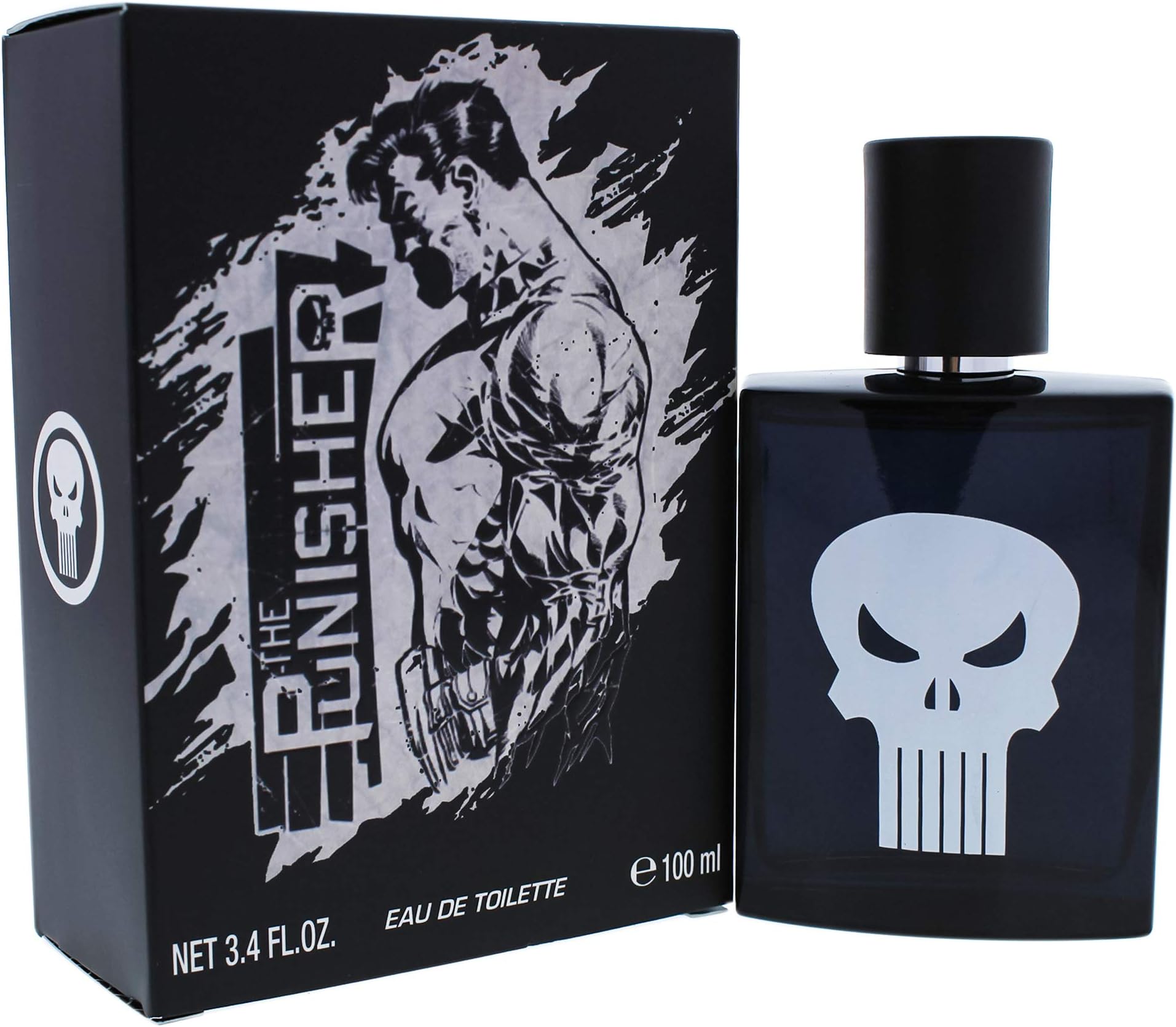 The Punisher, Marvel, Fragrance, for Men, Eau De Toilette, EDT, 3.4oz, 100ml, Cologne, Spray, Made in Spain, by Air Val International