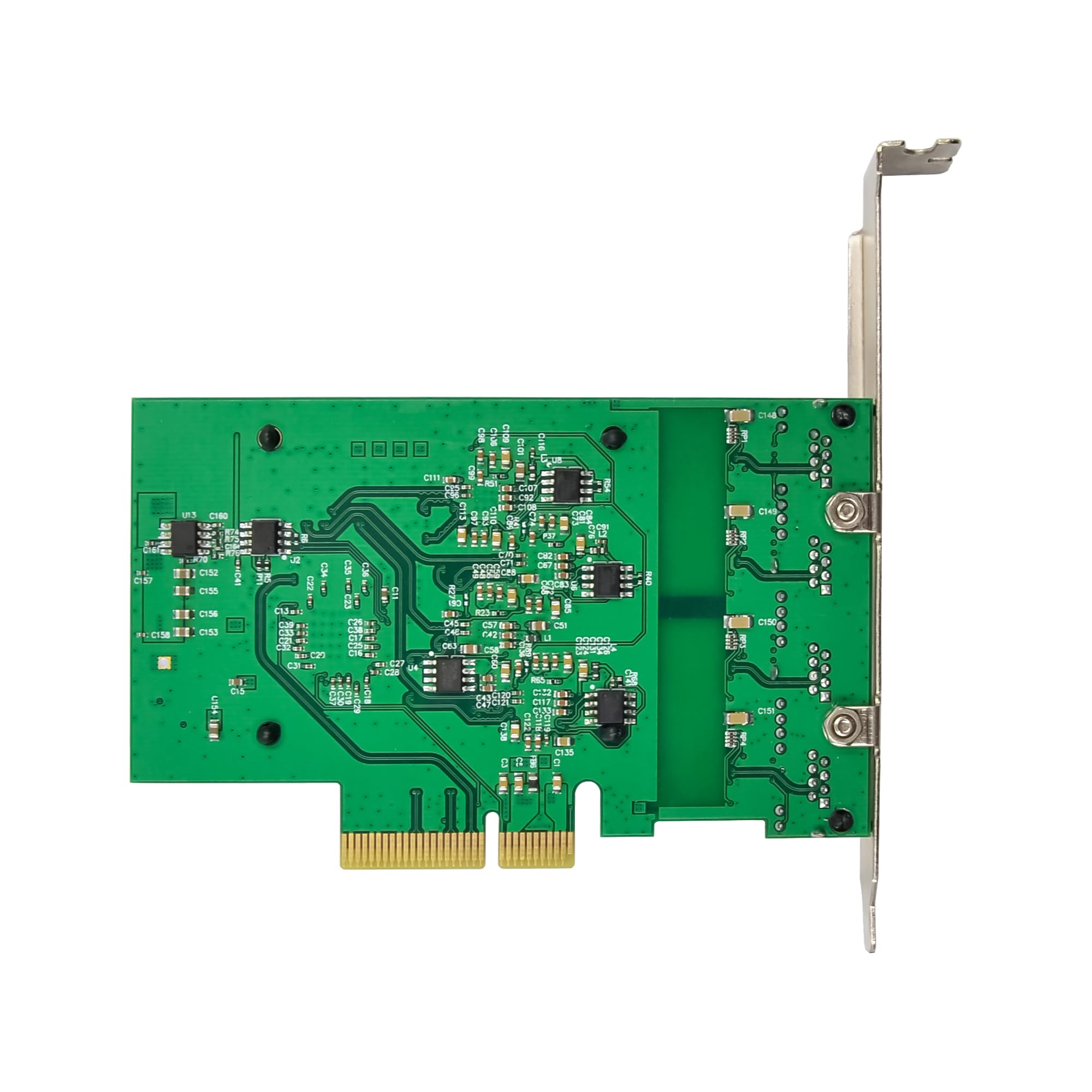 InLine Scheda di rete a 4 porte, PCIe x4, 2,5 Gb/s LAN Card, per Windows & Linux, incl. Low Profile, 51127A