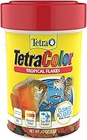 Vista 13 de Tetra Color Tropical Flakes, alimento para peces que aumentan el color, dieta nutricionalmente equilibrada para peces tropicales, 2.2 libras