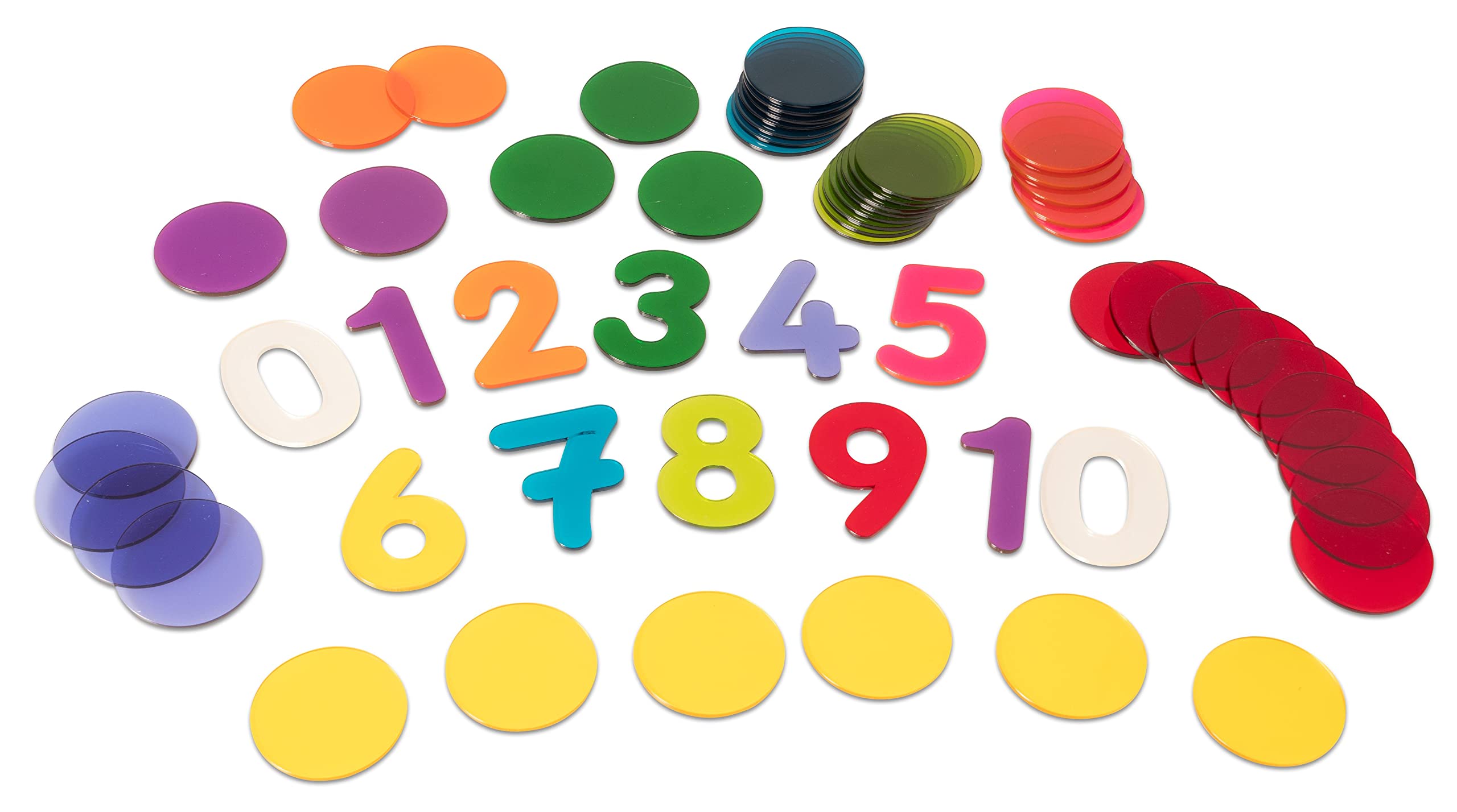 SUNNYSUE 766237 - Zahlen-Mengen Acrylformen - Rechnen Mathematik Grundschule