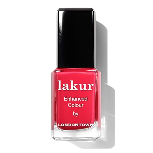 LONDONTOWN Warm Tones Esmalte de uñas, lakur, Esmalte de uñas vegano resistente a las virutas de larga duración, 40 onzas líquidas