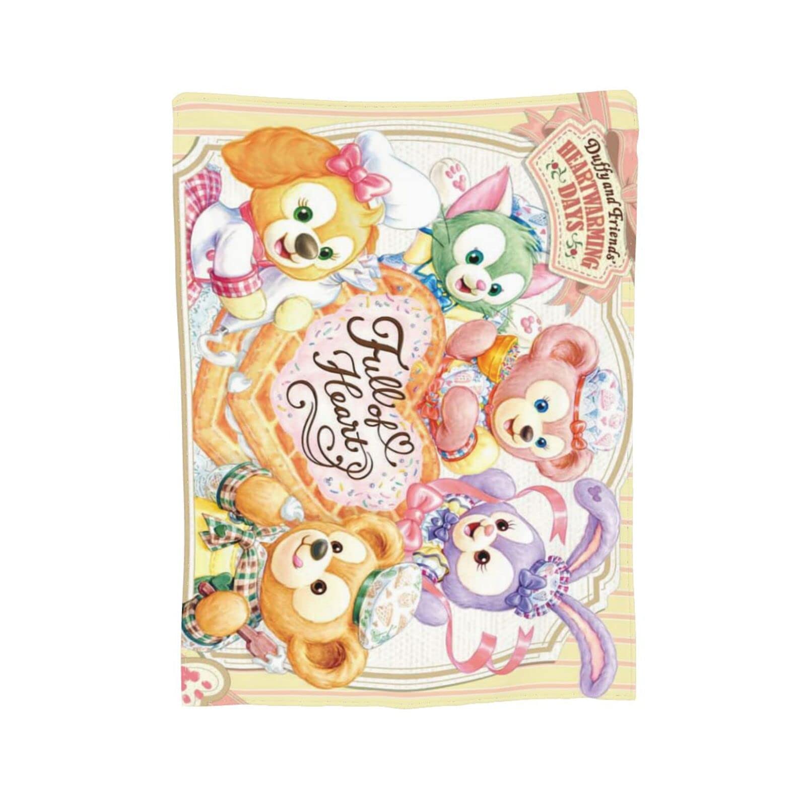 Amazon｜ダッフィーフレンズ 毛布 ブランケット 掛け毛布 ふわふわ