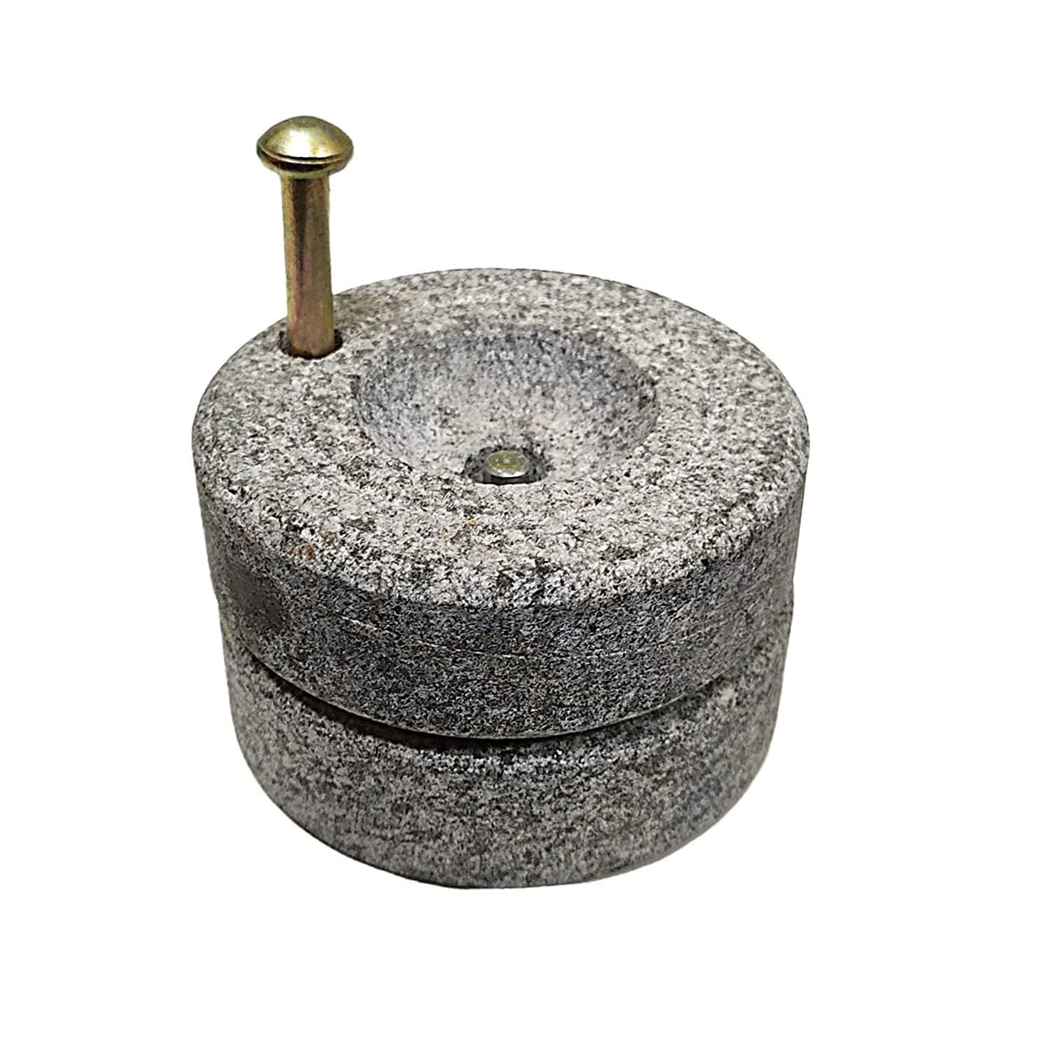 Bloombec Miniature Grinding Stone Chakki for Kids Toy, Use for Home, Kitchen, Office Showpiece & Pooja Purpose (B0DDKKNFT3) Amazon Price History, Amazon Price Tracker