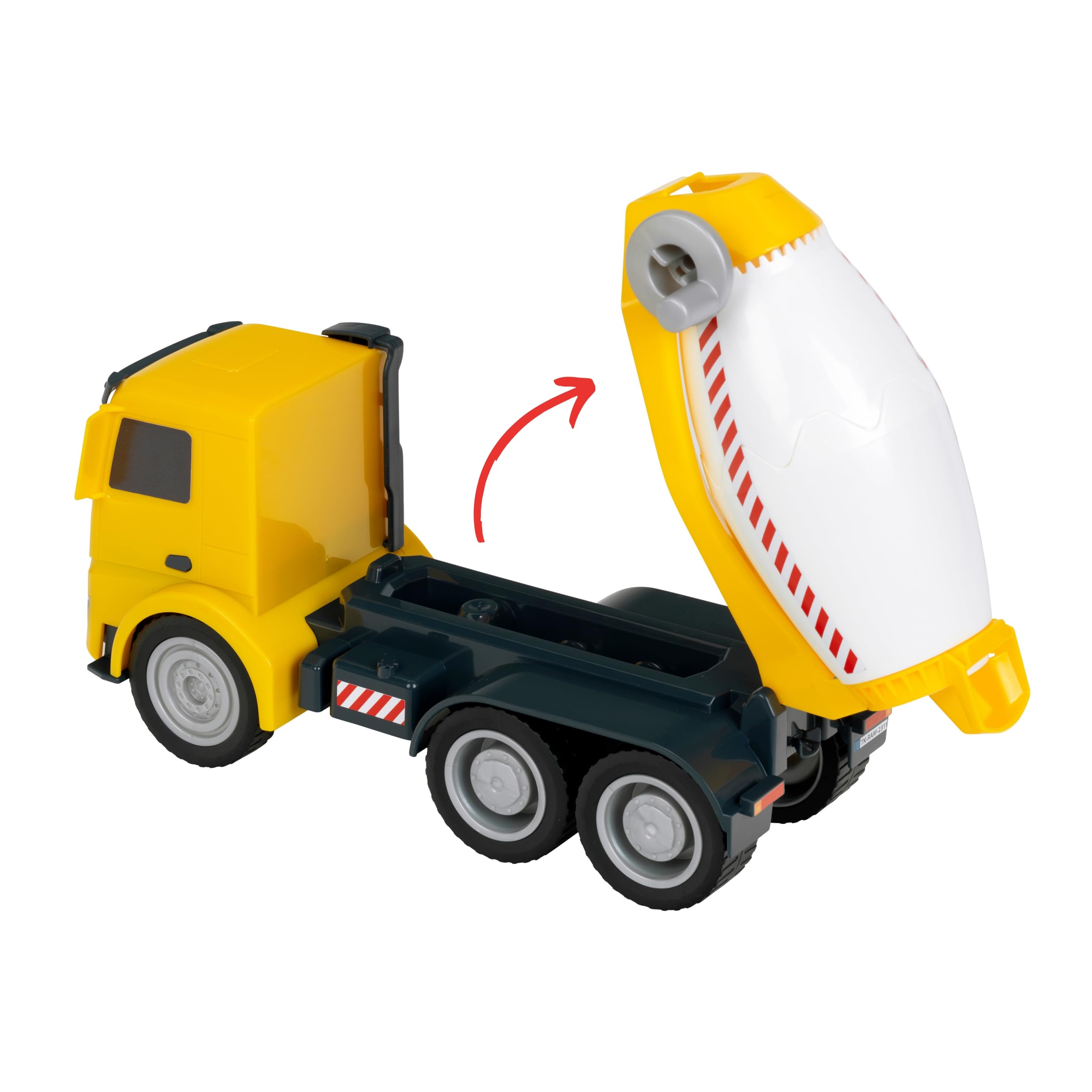 Theo Klein 3804 Mercedes-Benz Arocs Concrete Mixer Sand Vehicle, Yellow, 24.5 centimeters - Image 4