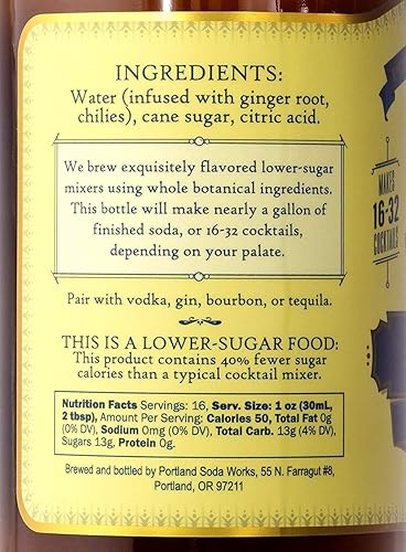 Miniatura 3 de Portland Jarabe de Cóctel de jengibre y Soda 12 fl oz paquete de 2
