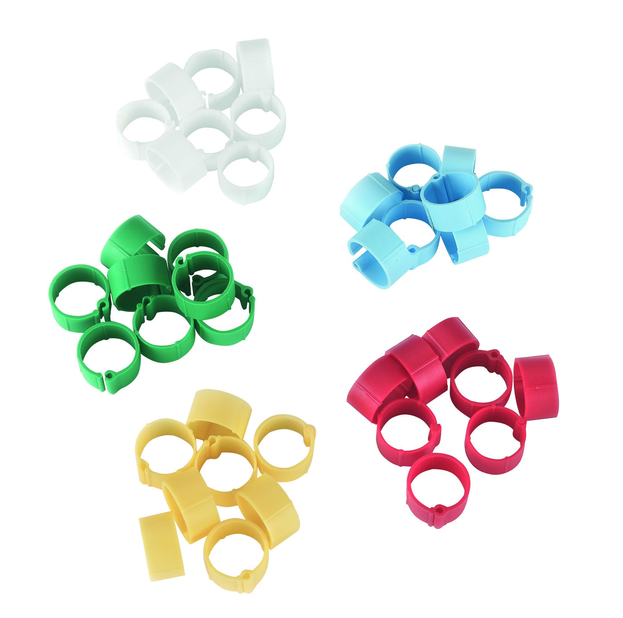 Kerbl Plastic Clips, 8 mm, 20 Pieces
