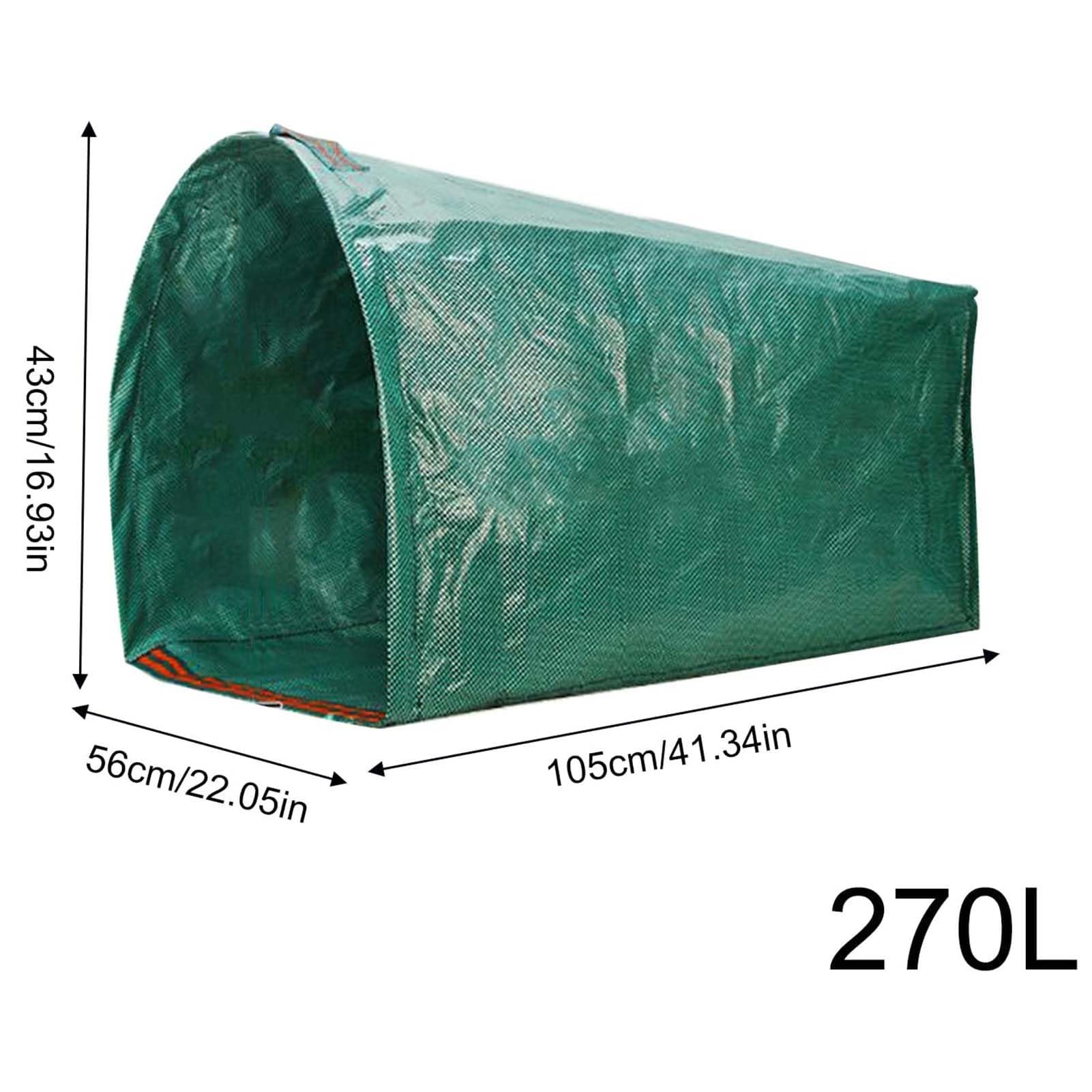 Bolsas para recoger hojas de césped y jardín para limpieza al aire libre, ideal para recoger hojas, desechos y recortes de césped