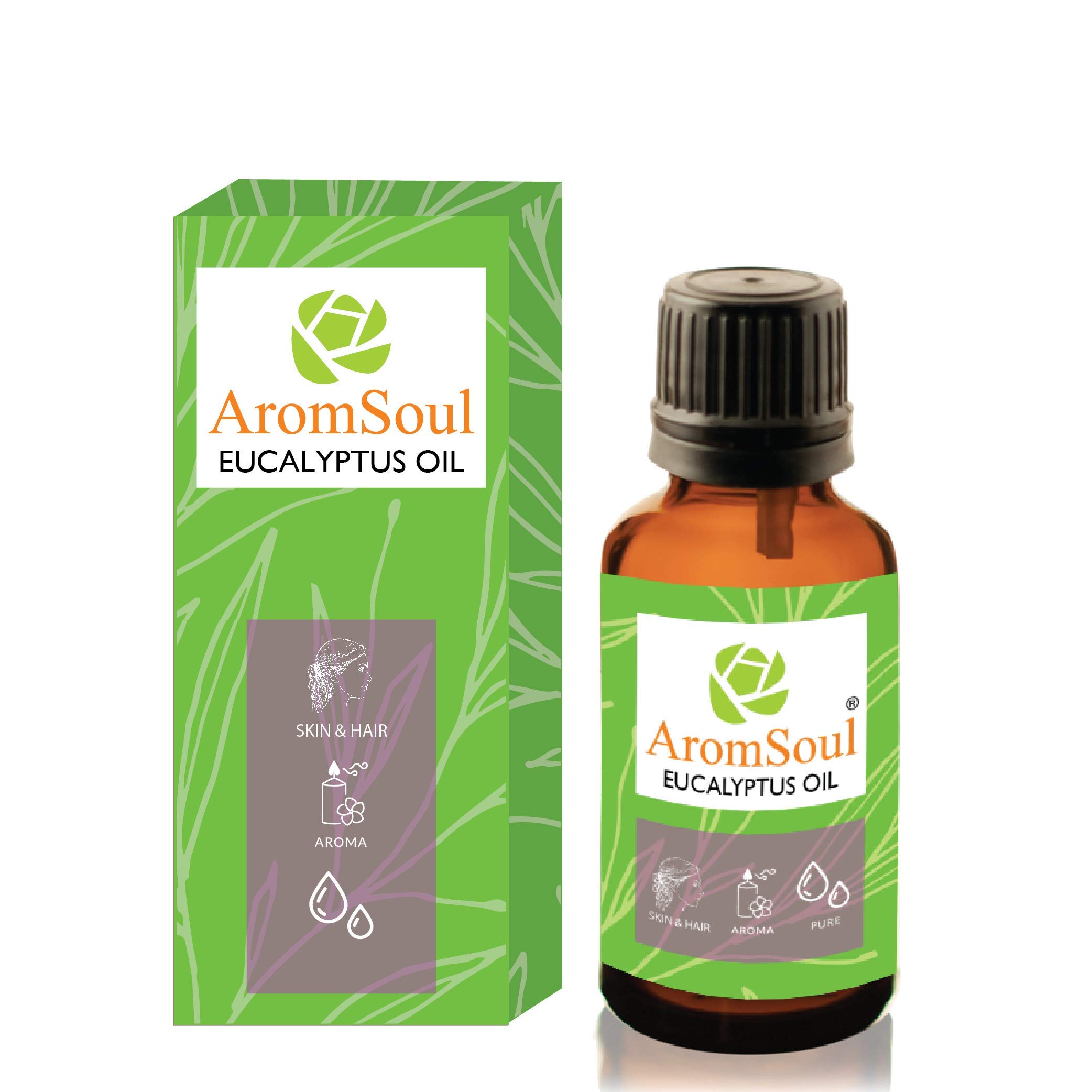 Aromsoul Eucalyptus oil 30 ML | Pure & Natural (B094D2K6Y4) Amazon Price History, Amazon Price Tracker