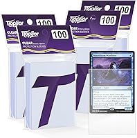 Vista 15 de Fundas para tarjetas de color azul nocturno aptas para MTG, 300 piezas de ajuste perfecto, fundas estándar para tarjetas de intercambio, tarjetas