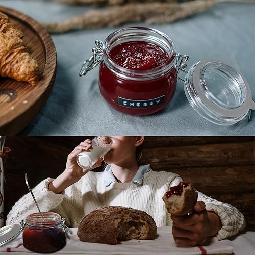 Miniatura 6 de 12 Piezas Juntas de Repuesto de Silicona para Frascos, Anillos de Sellado de Goma Herméticos para Frascos de Vidrio con Tapa de Clip, Anillos de