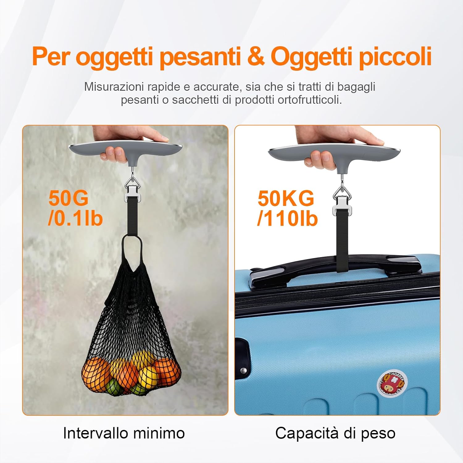 GRIFEMA GA2006 Bilancia da Bagaglio Digitale, 50 kg / 110 lb... 7 71qiSpKZMuL. AC SL1500