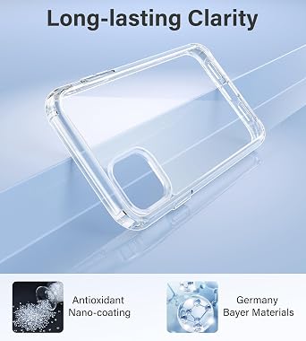 Vakoo Clear Case for iPhone 11 Pro, Anti-Yellowing, Transparent