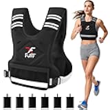 FUFF Weighted Vest Woman, 4-10/11-20/20-32 Lb Adjustable Weight Vest for Women Men, Female Strength Training Body Vest for Walking Exercise Running Workout